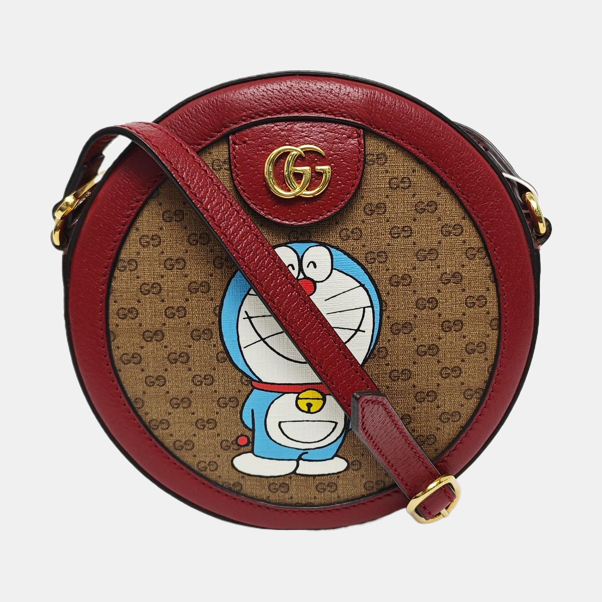 Doraemon X Gucci Monogram Coated Canvas Beige