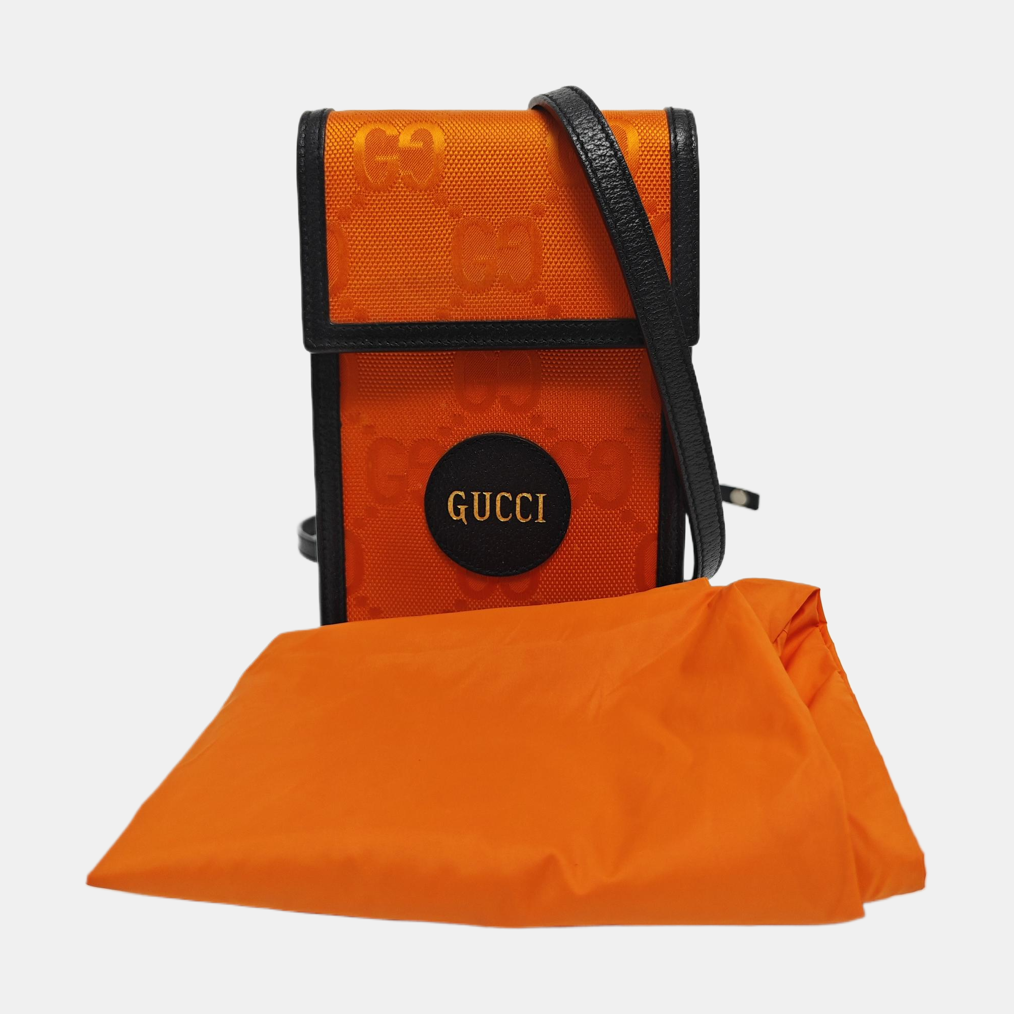 Gucci Off The Grid Mini Monogram Nylon Yellow