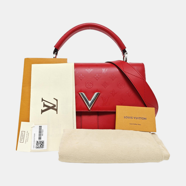 VERY Monogram Calfskin Red