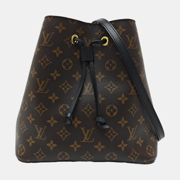NÉONOÉ MM Monogram Coated Canvas Brown