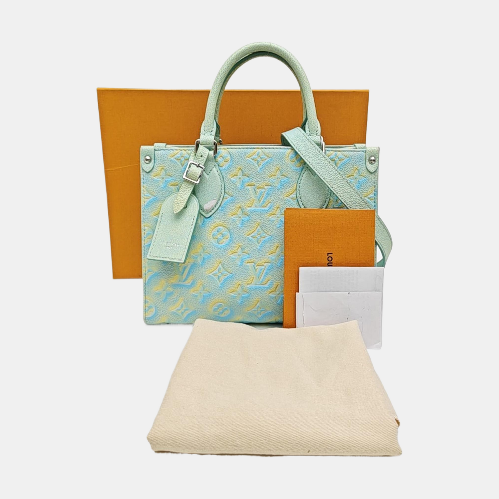 ONTHEGO PM Monogram Calfskin Green