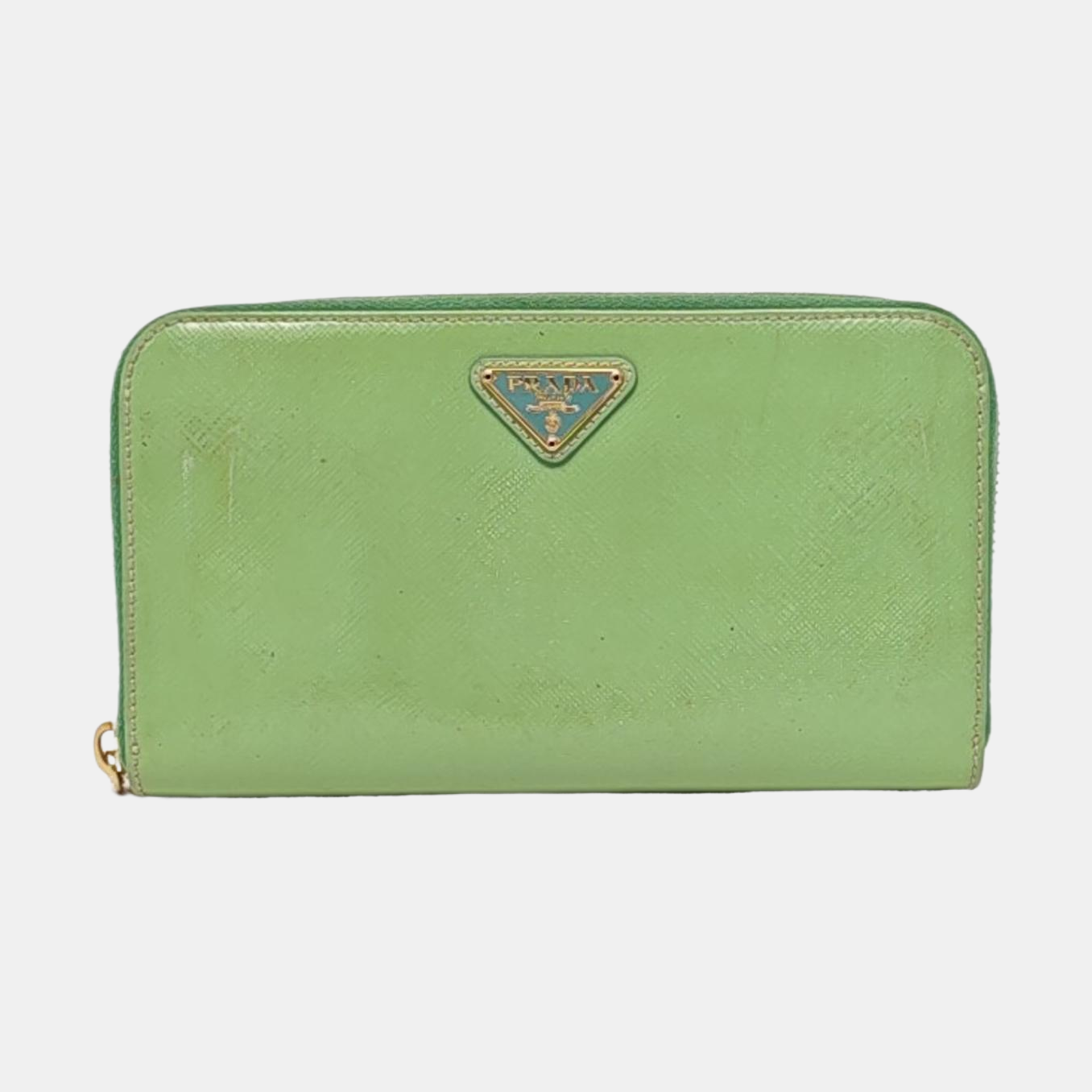 Saffiano Calfskin Wallet Green