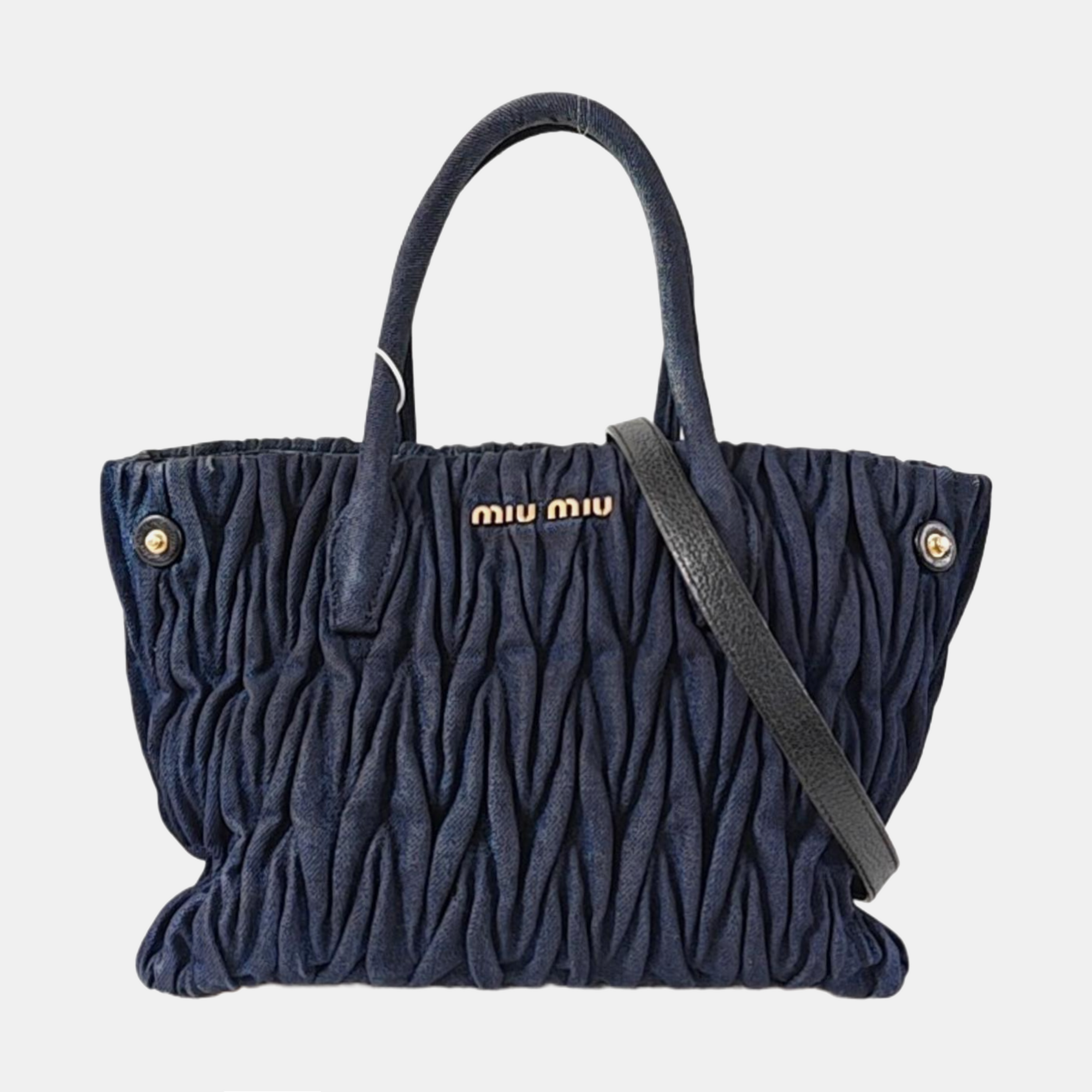 Avenue Quilted Denim Blue