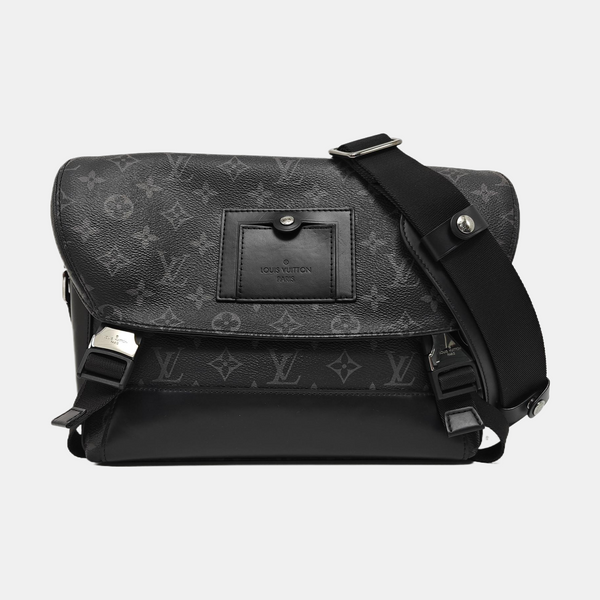 VOYAGER PM Monogram Coated Canvas Black