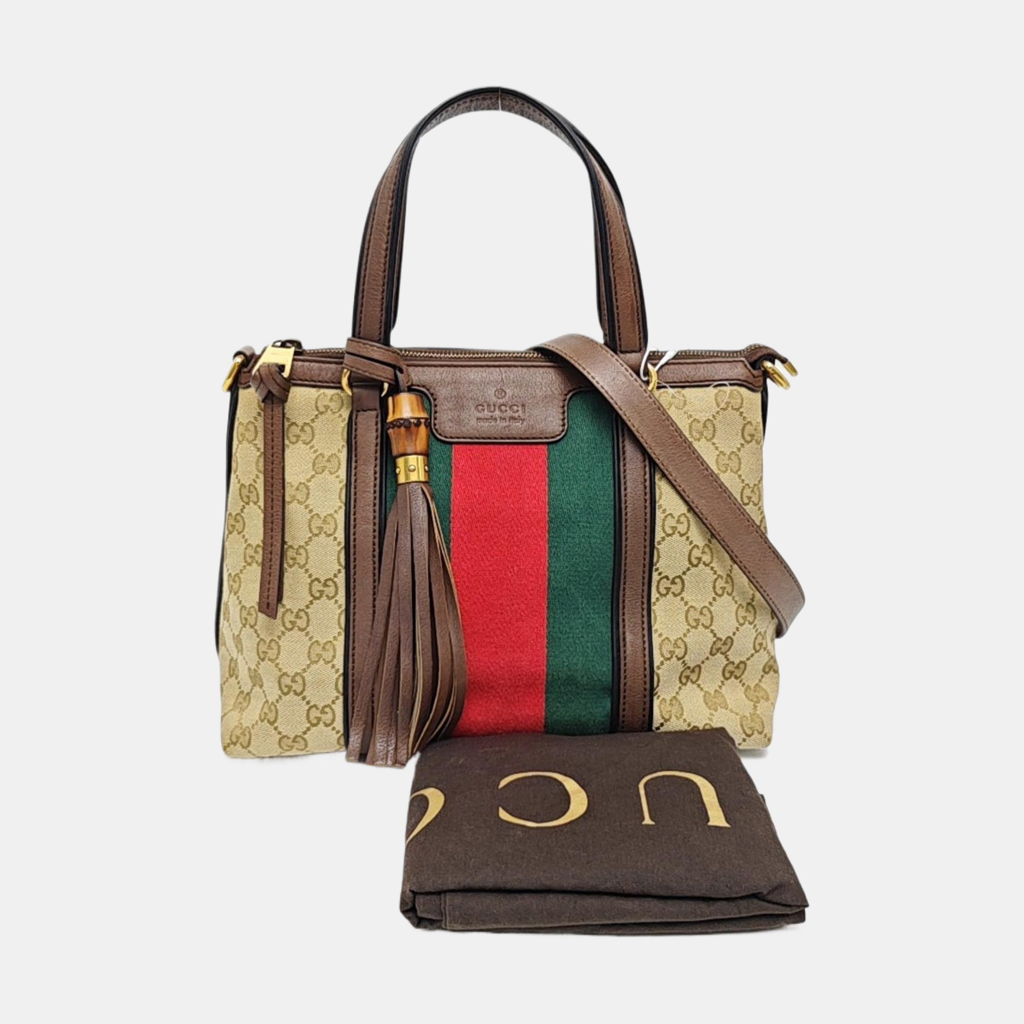 Rania Monogram Canvas Brown