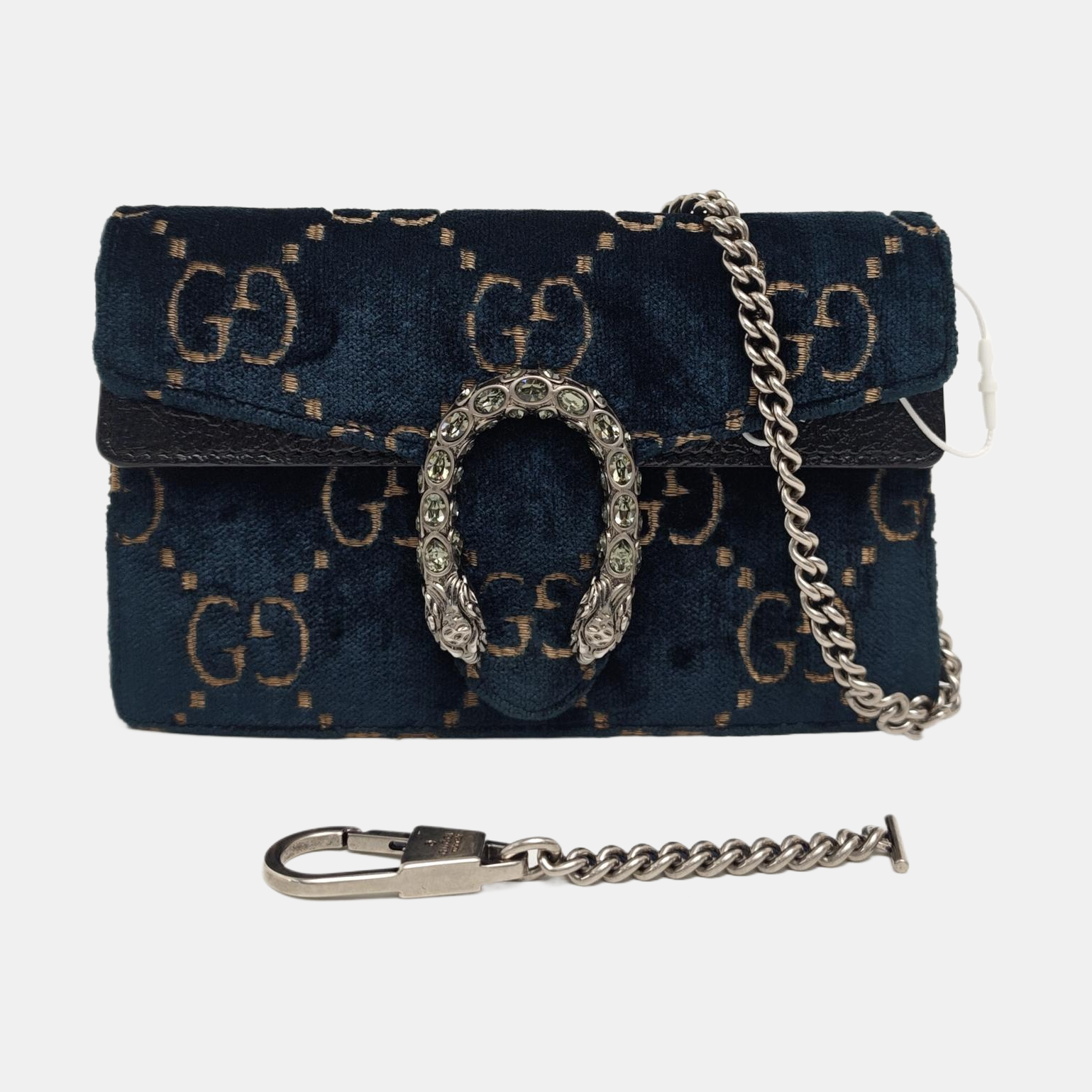 Dionysus Super Mini Monogram Velvet Green