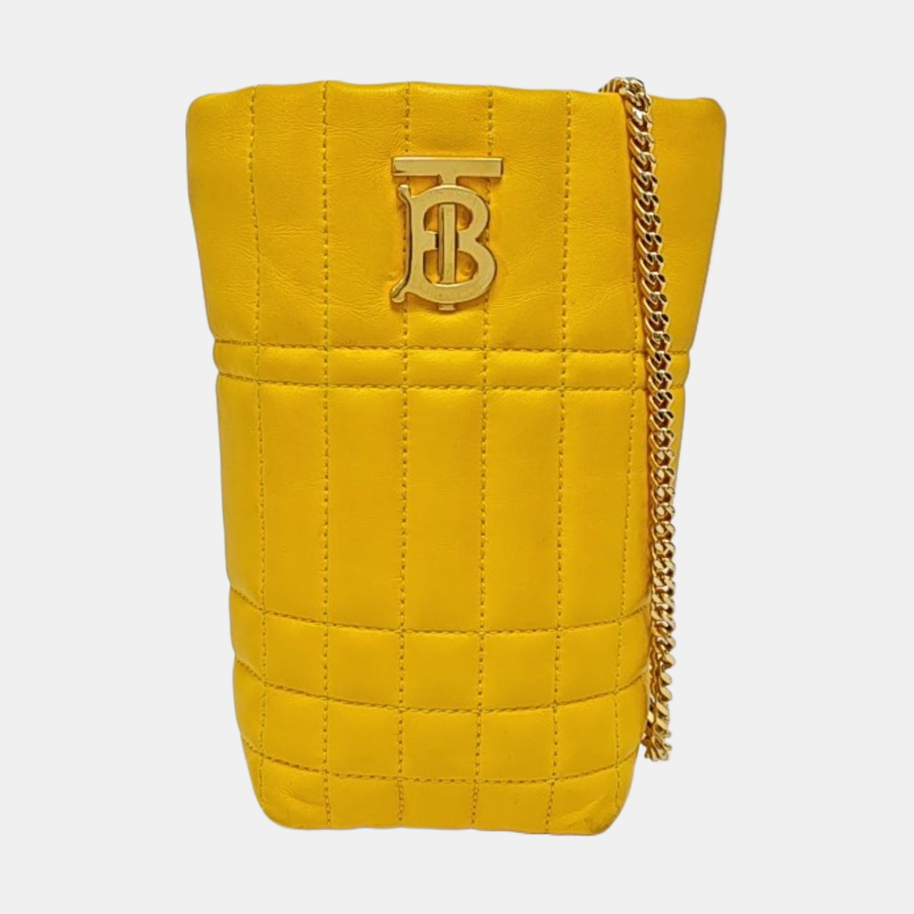 Lola Extra Small Quilted Lambskin Yellow