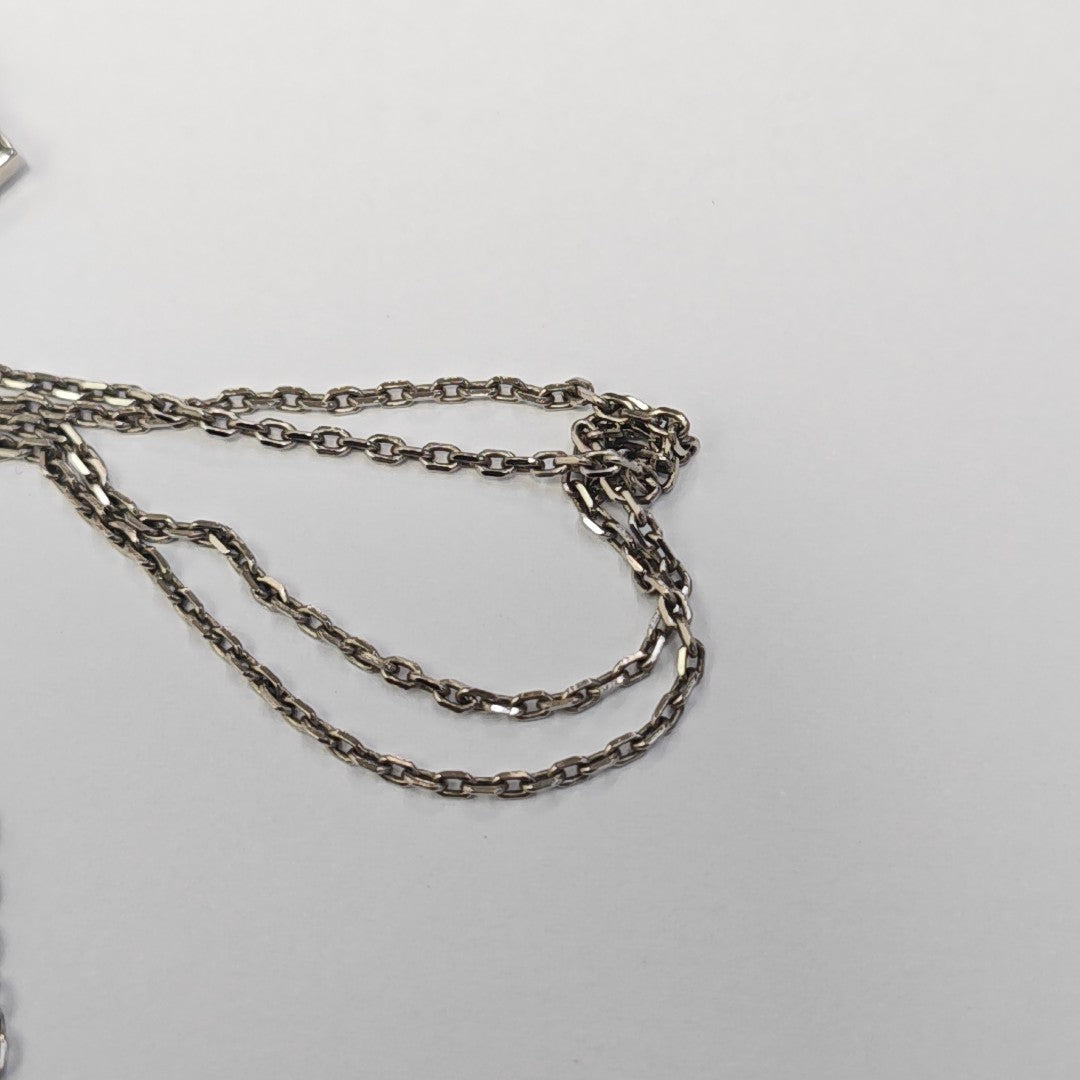 Eileen Metal Silver Necklace