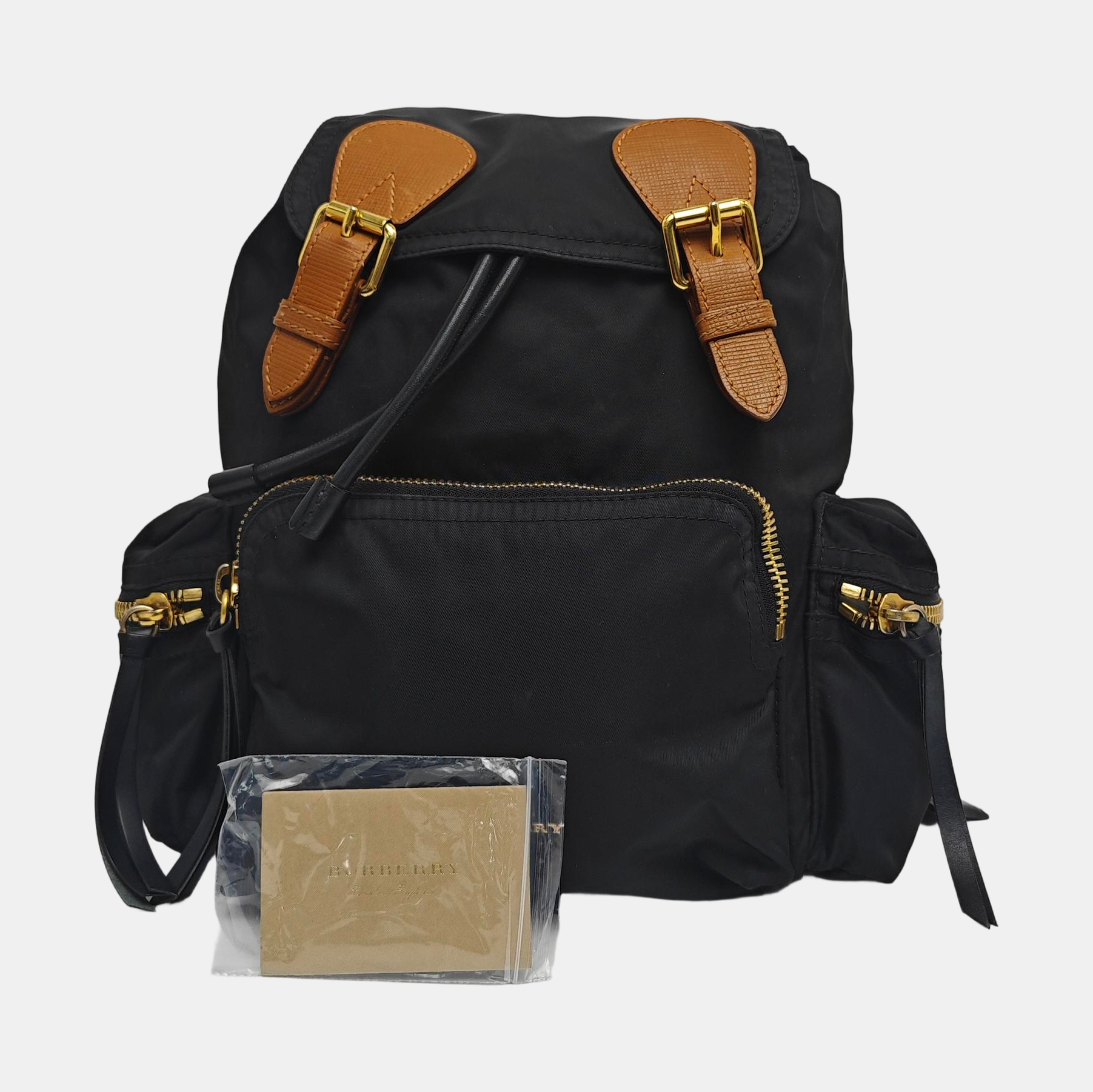 The Rucksack Large Nylon Black