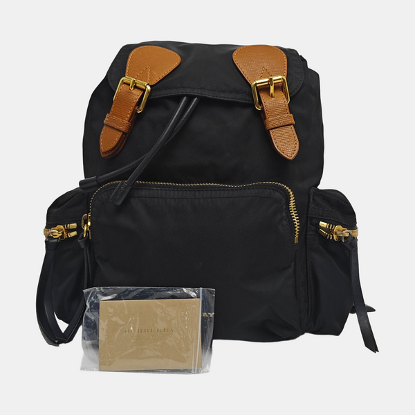 The Rucksack Large Nylon Black