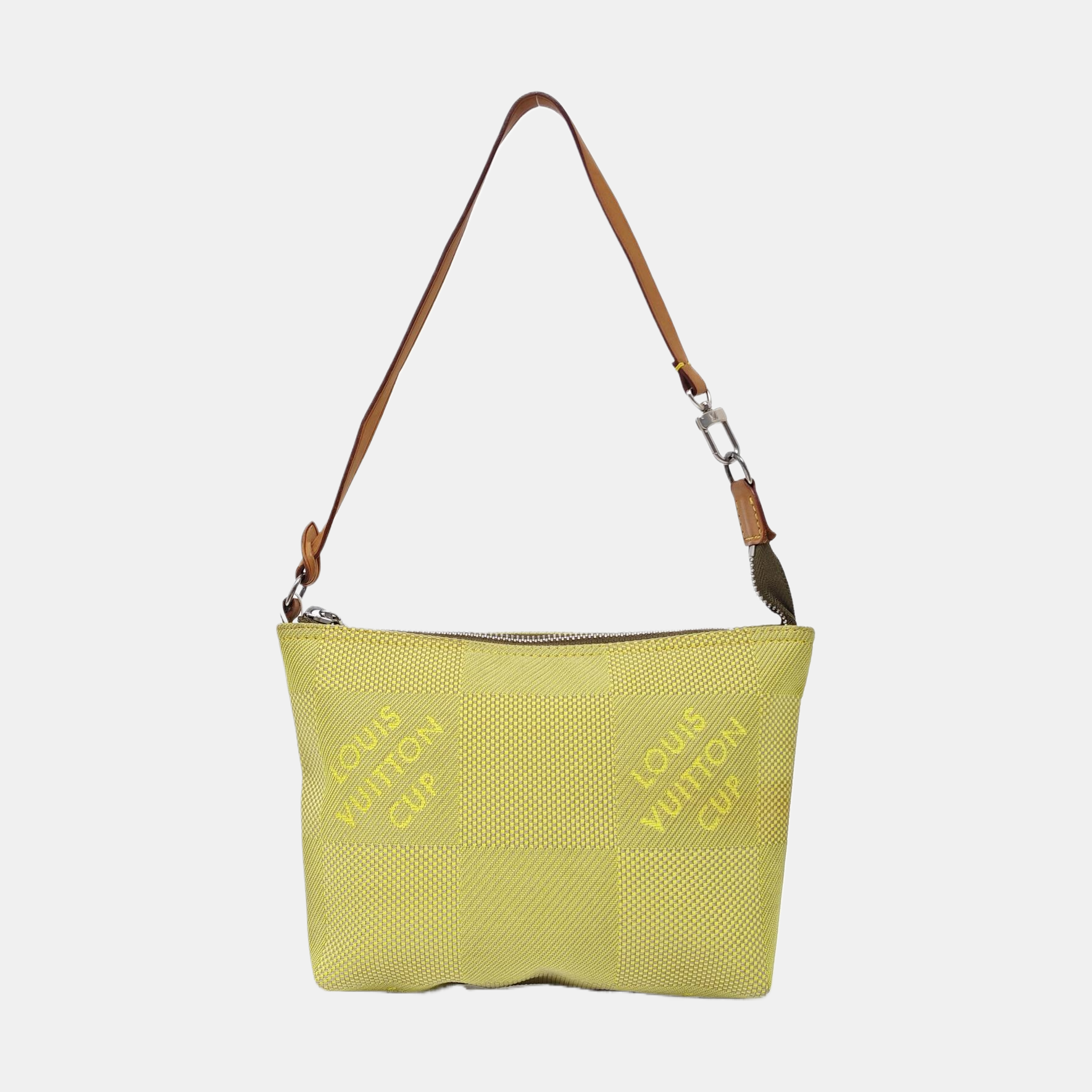 Fabric Top Handle Bag Green