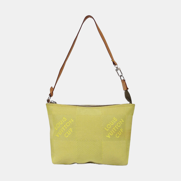 Fabric Top Handle Bag Green