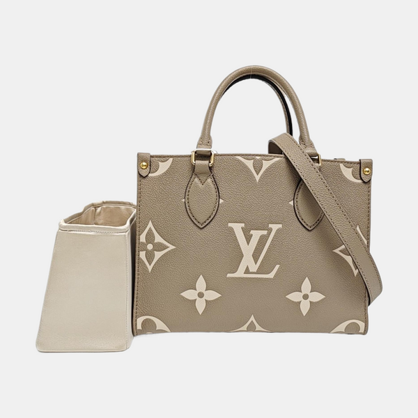ONTHEGO PM Monogram Calfskin Gray