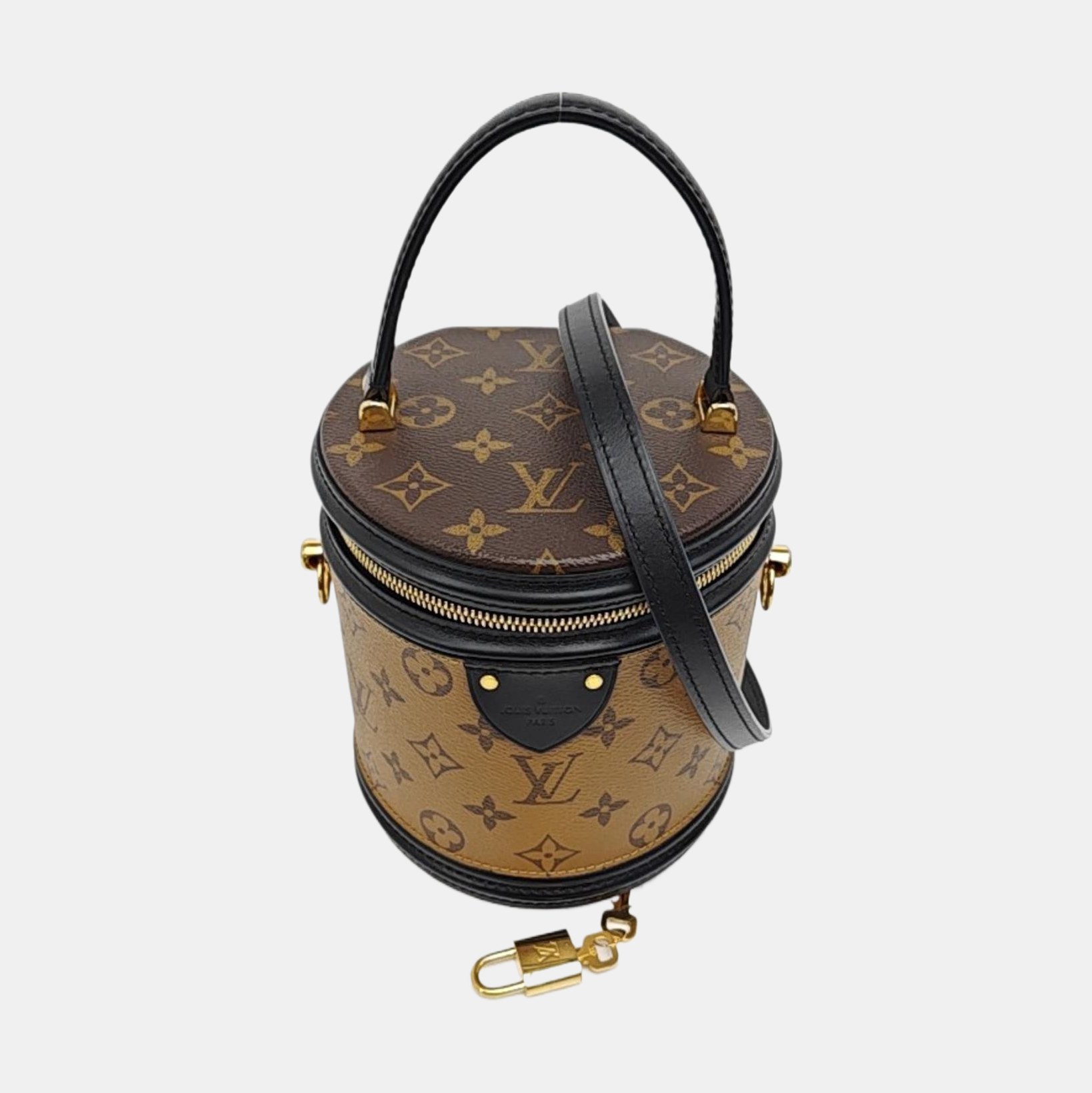 CANNES PM Monogram Coated Canvas Brown