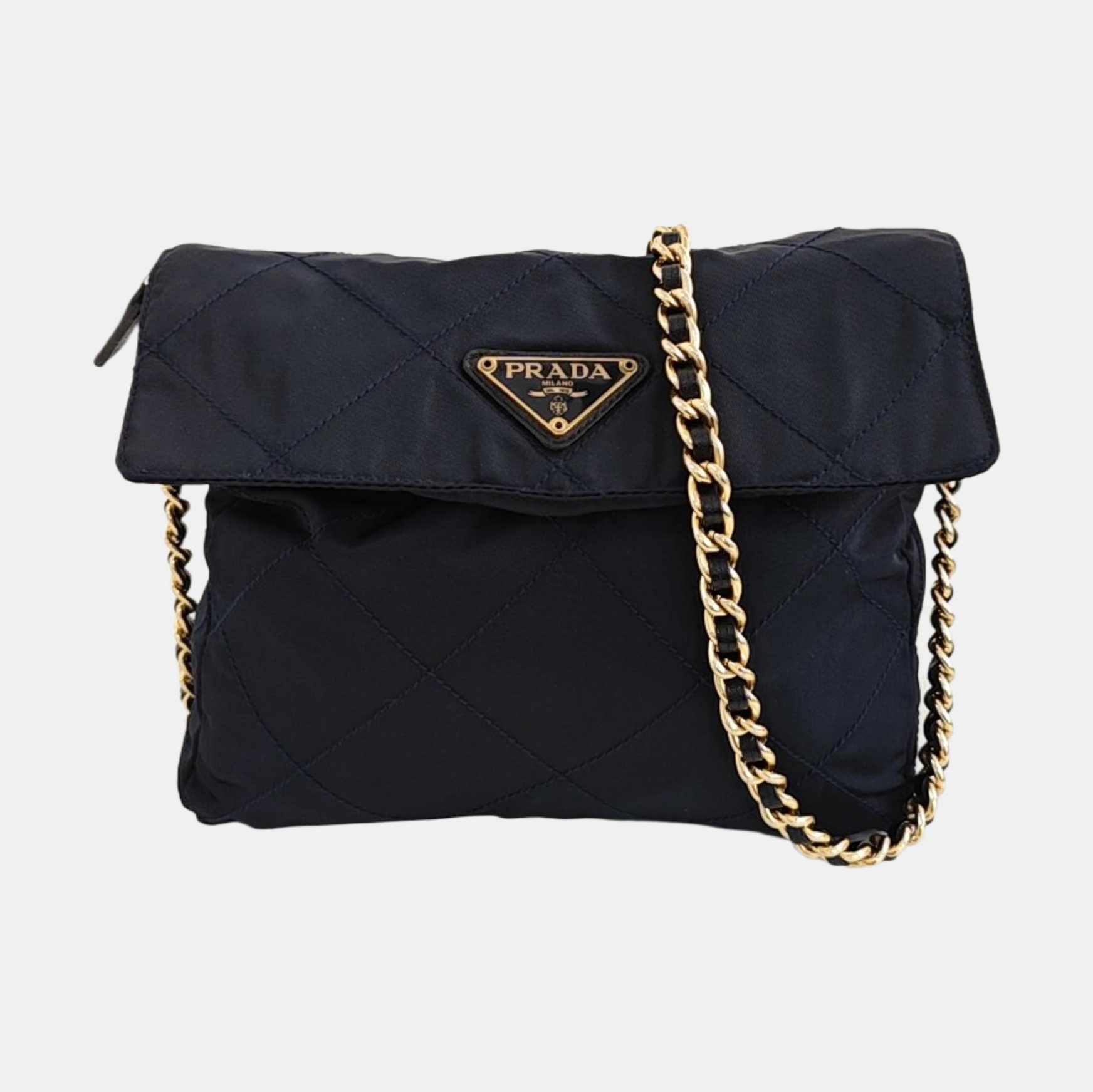 Vintage Quilted Nylon Blue