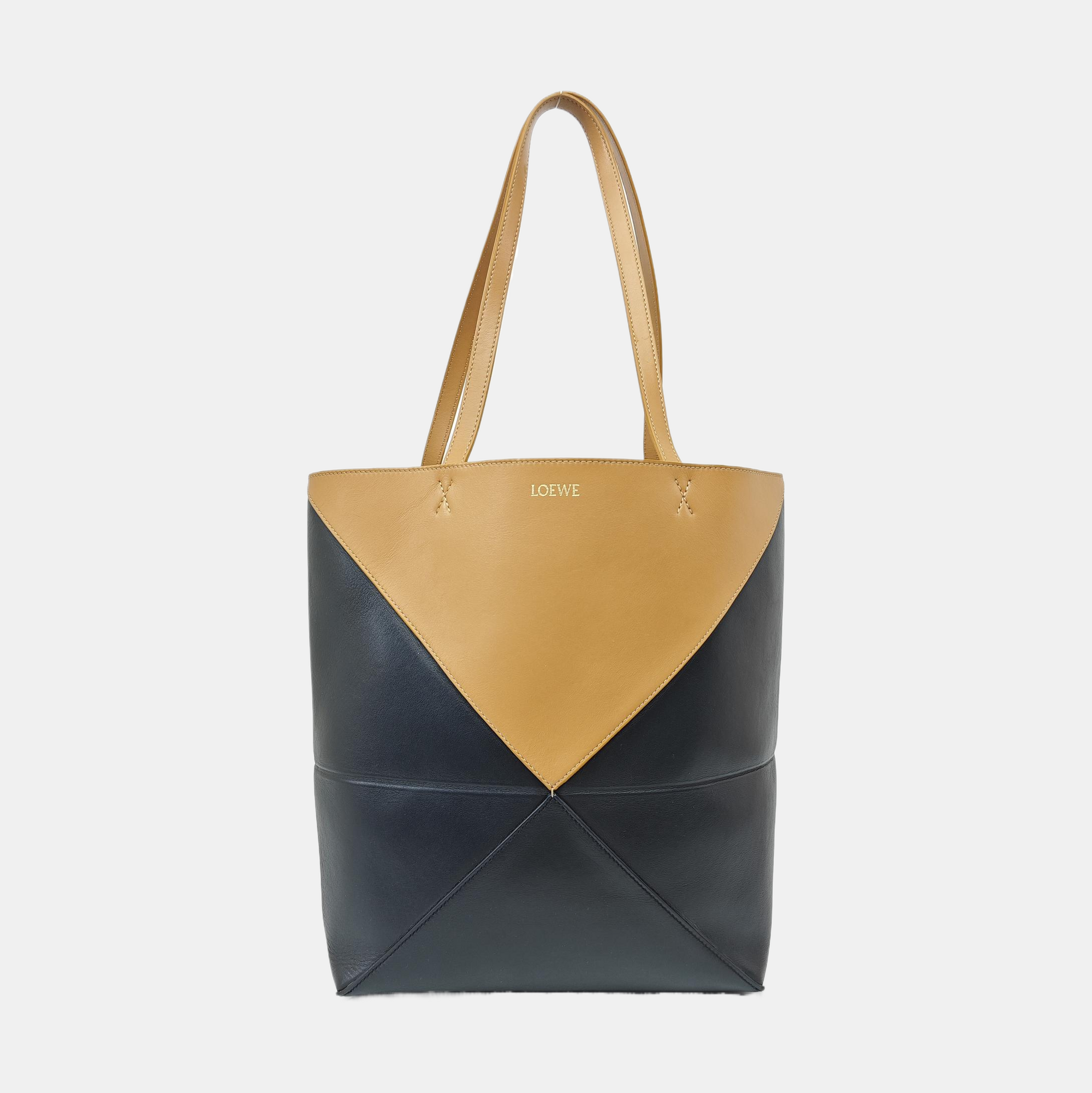 Puzzle Fold Medium Calfskin Multicolor
