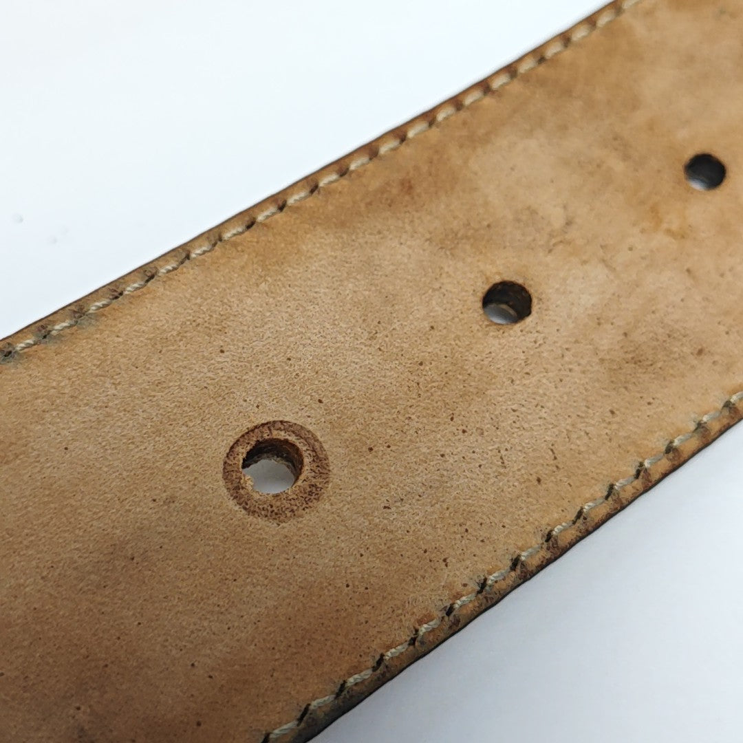 Leather Belt Gold