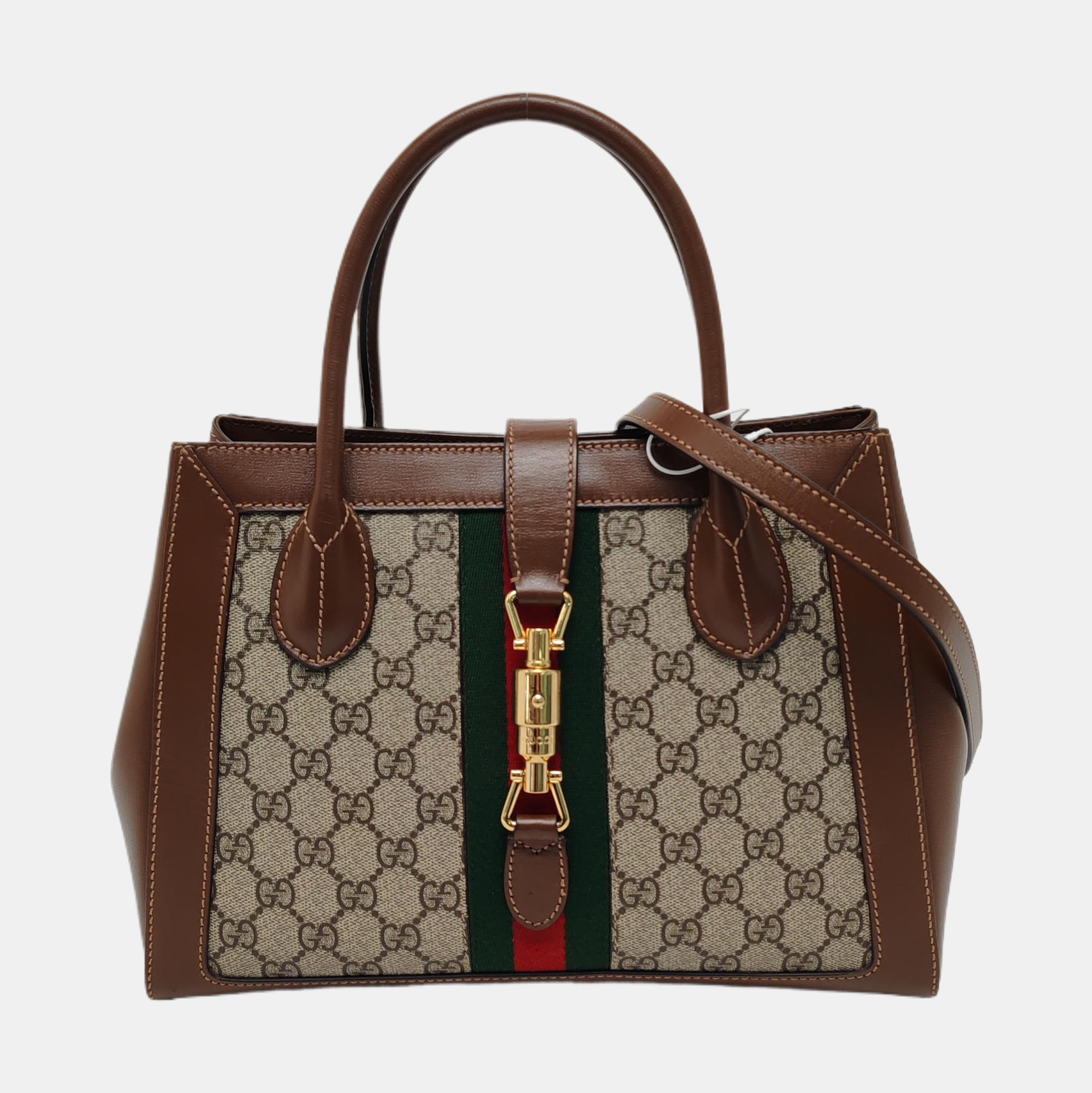 Jackie 1961 Medium Coated Canvas Beige