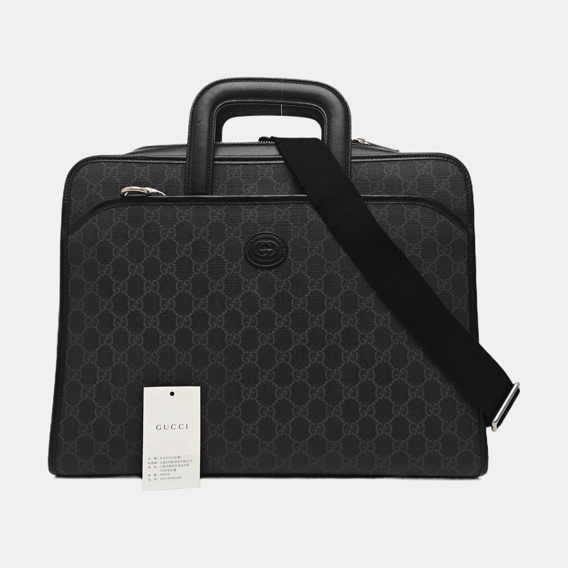 Retro Monogram Coated Canvas Black