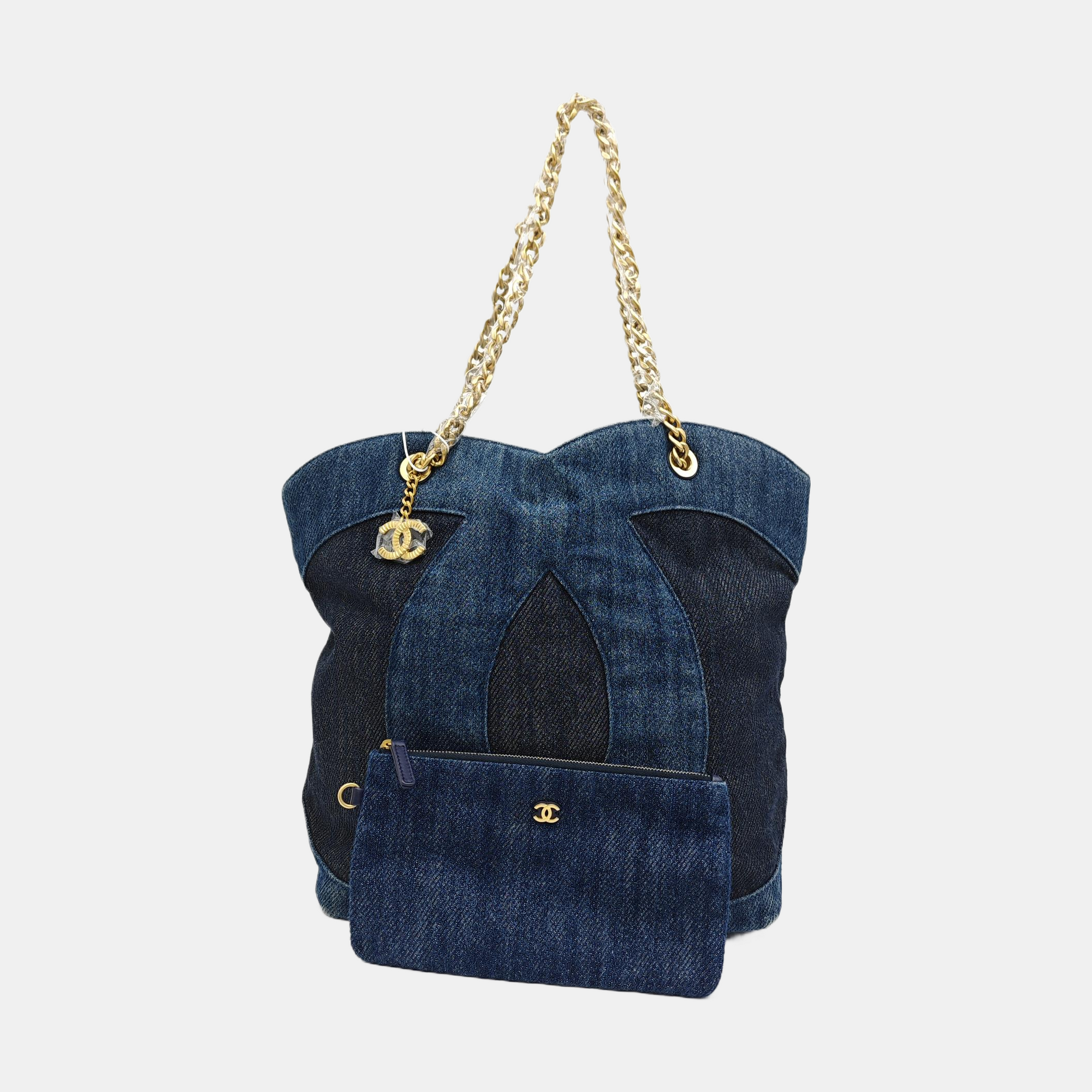 Denim Shoulder Bag Blue
