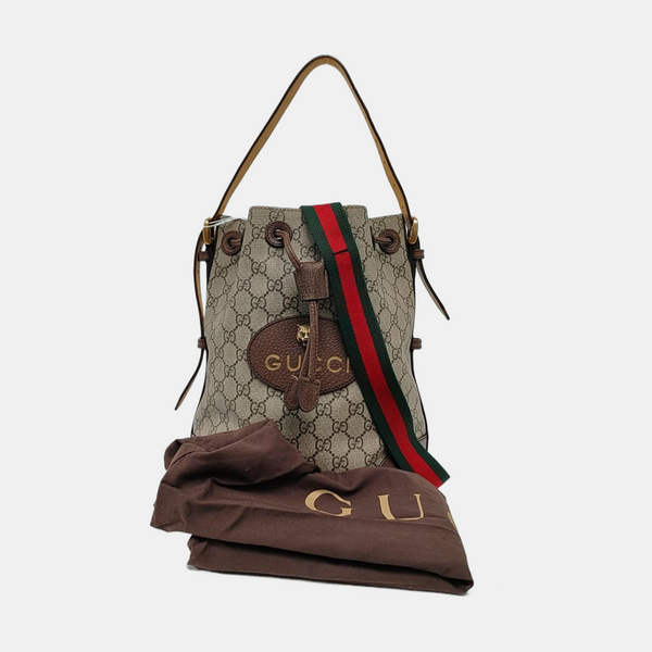 Neo Vintage Monogram Coated Canvas Black
