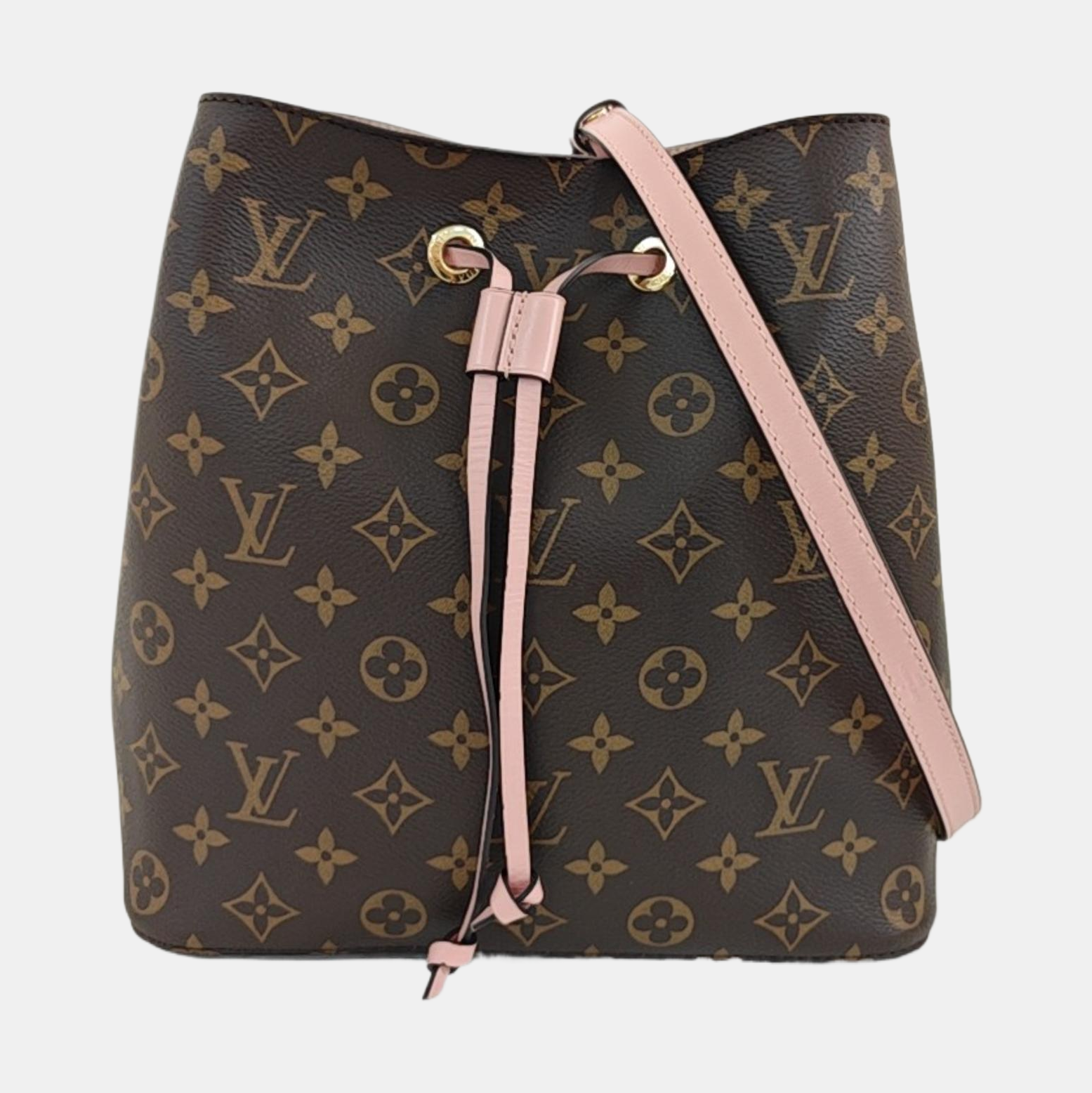 NÉONOÉ MM Monogram Coated Canvas Brown