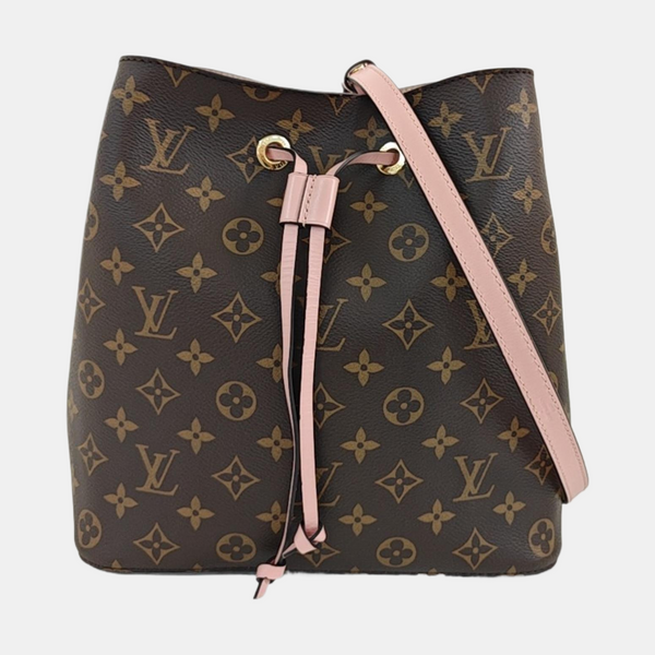 NÉONOÉ MM Monogram Coated Canvas Brown