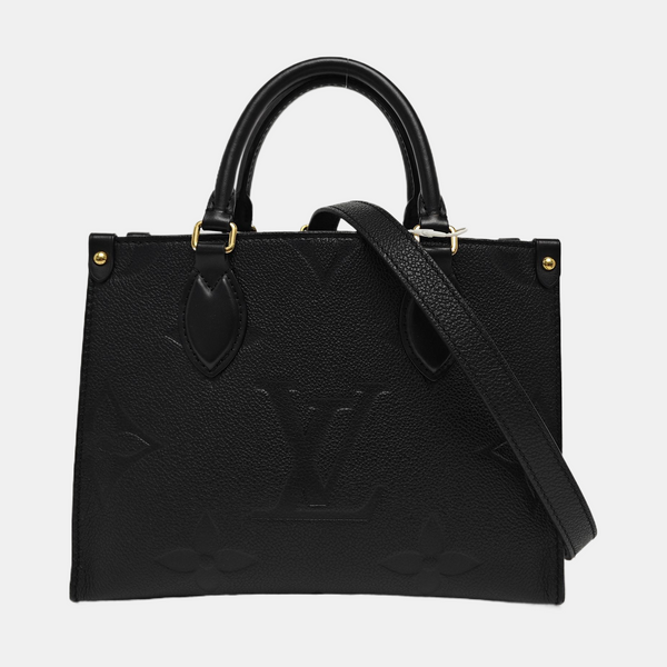 ONTHEGO PM Monogram Calfskin Black
