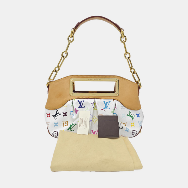 LV × TM JUDY PM Monogram Coated Canvas White