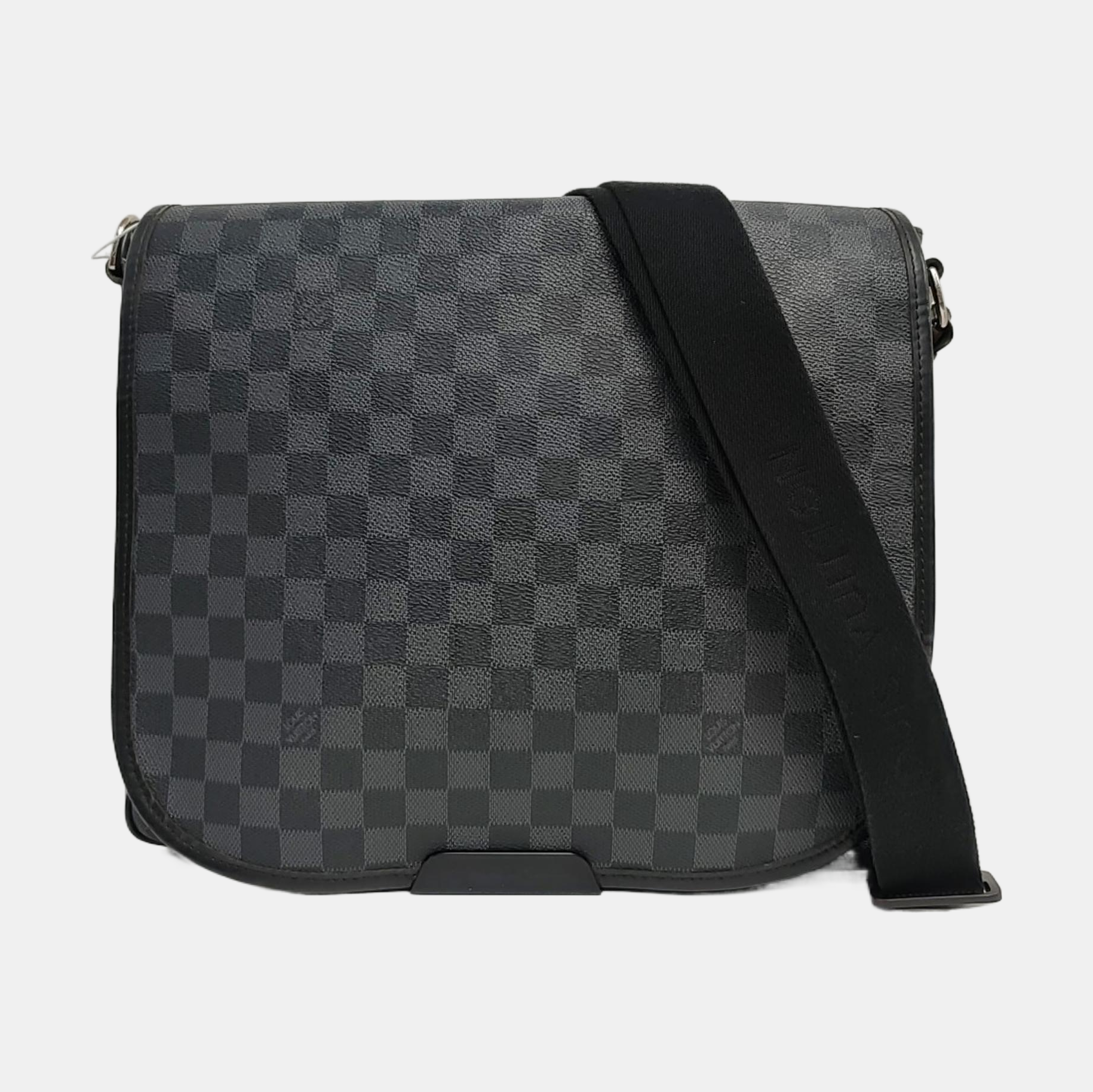 DANIEL MM Damier Graphite Coated Canvas Gray