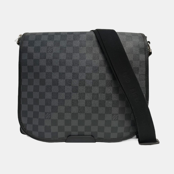 DANIEL MM Damier Graphite Coated Canvas Gray