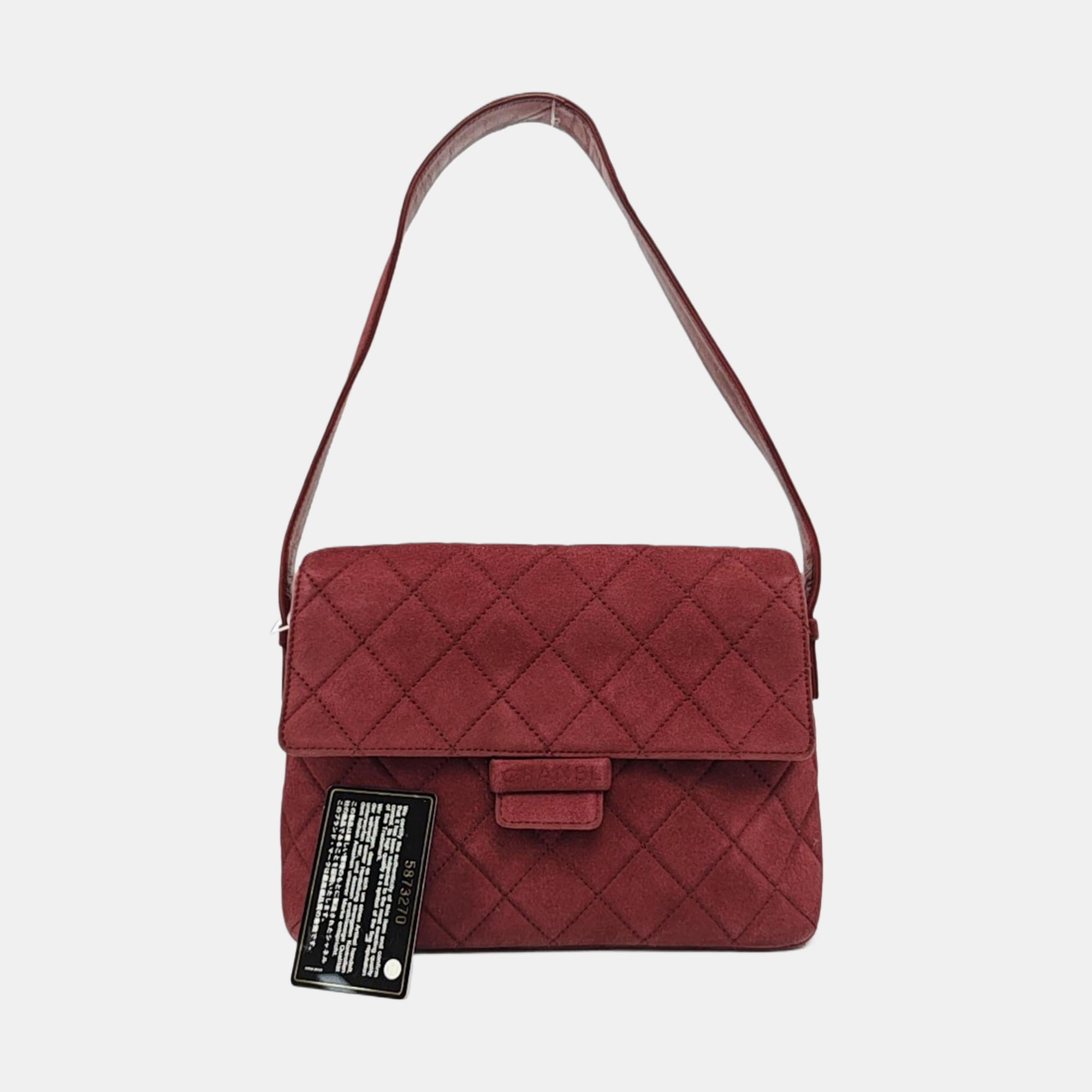 Quilted Suede Red