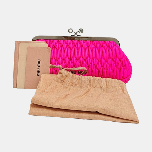Mini Bag Quilted Lambskin Red