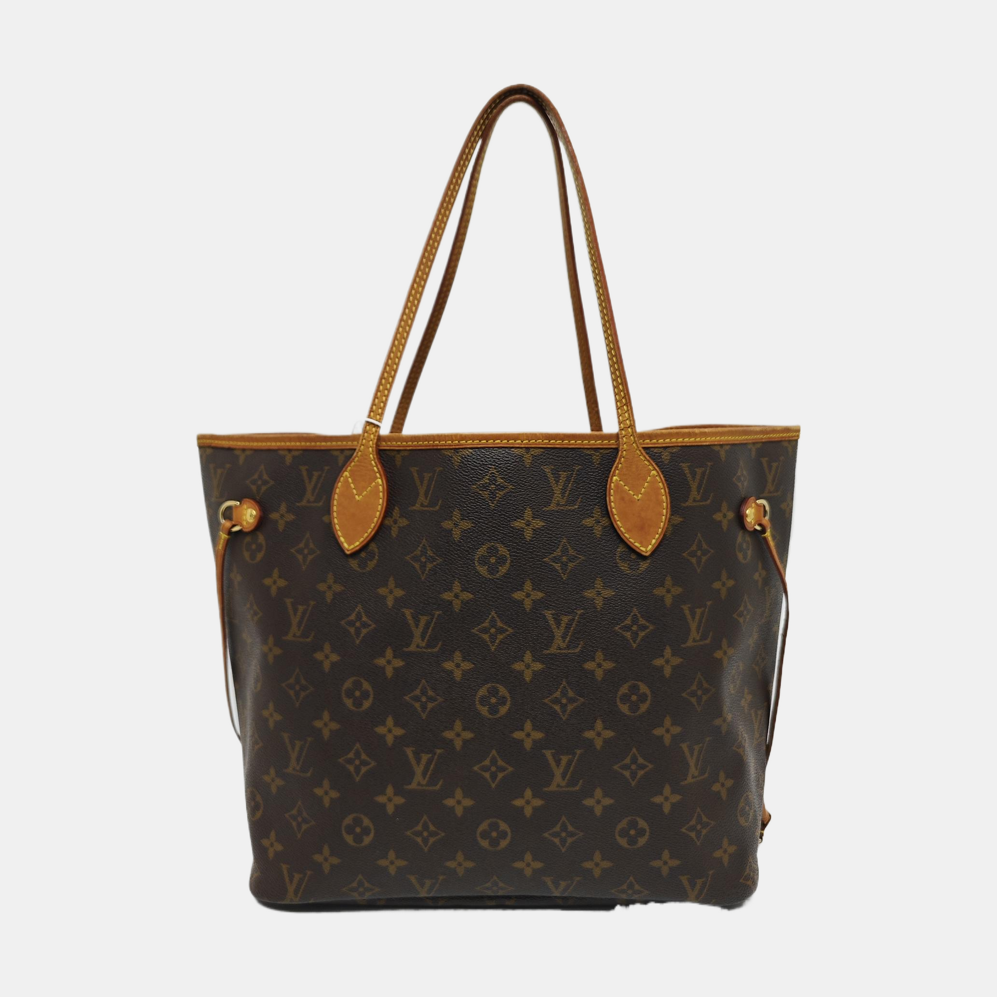 NEVERFULL MM Monogram Coated Canvas Brown