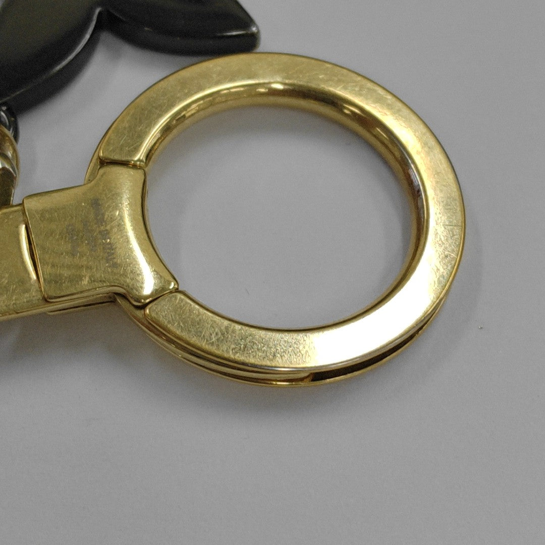 Metal Bag Charm Gold