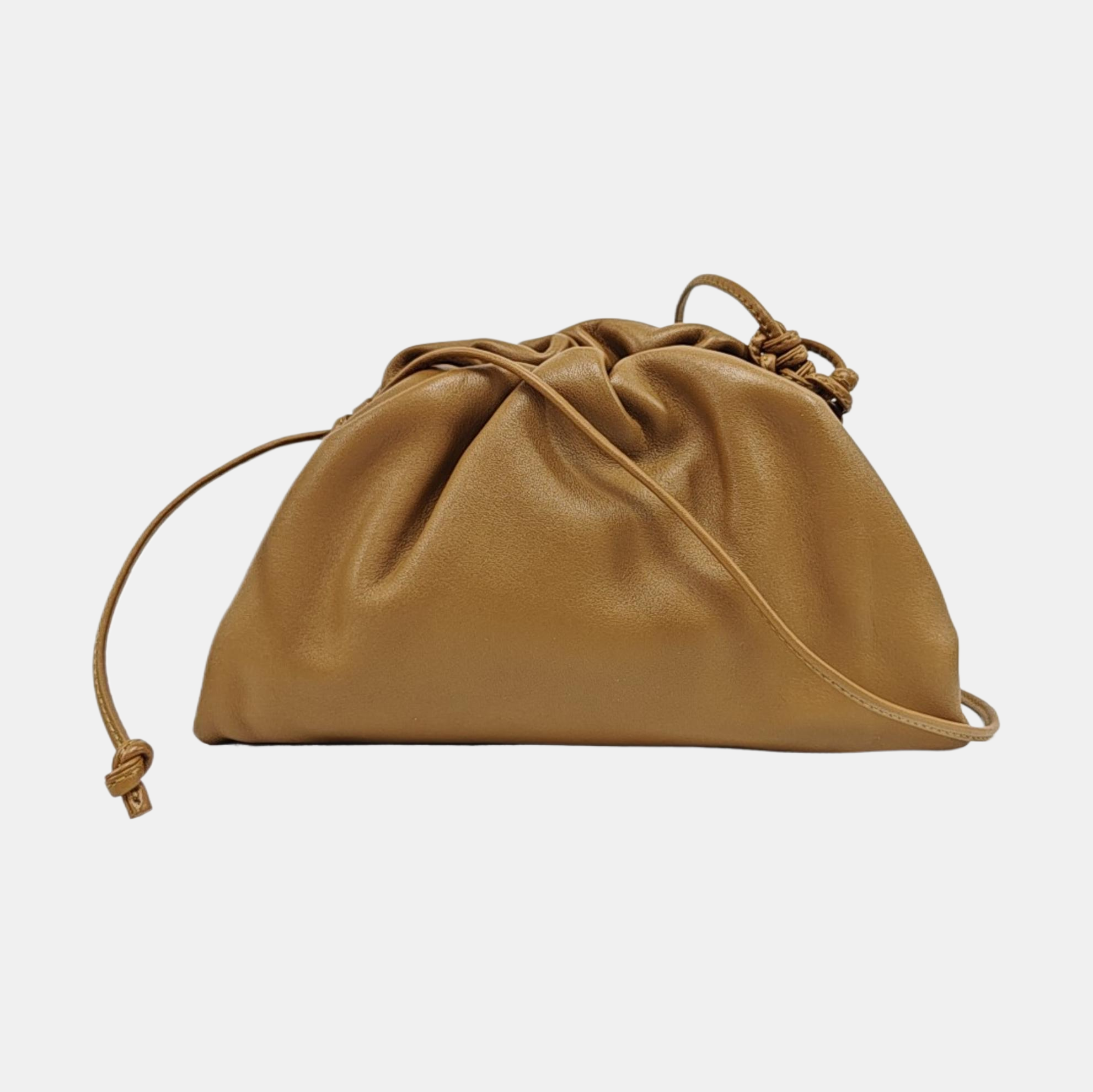 Authenticated pre-owned  The Pouch Mini Calfskin Brown - Shoulder Bag at Looply