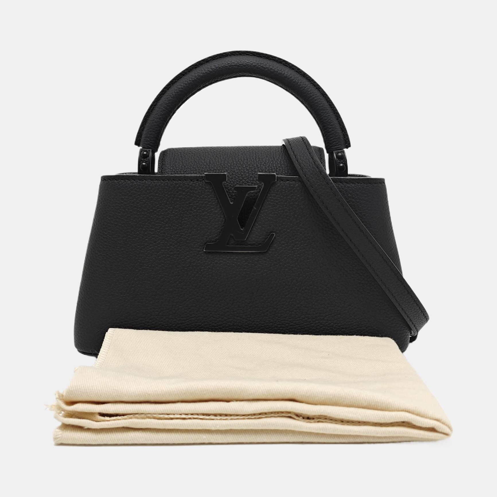 CAPUCINES Mini Calfskin Black