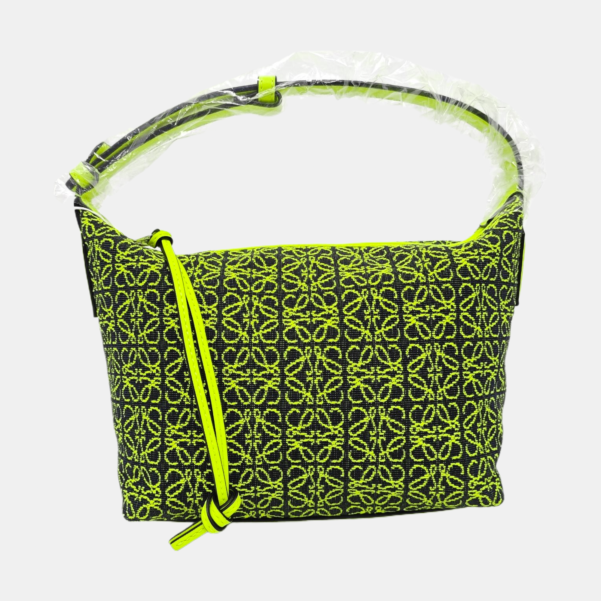 Fabric Top Handle Bag Small Yellow
