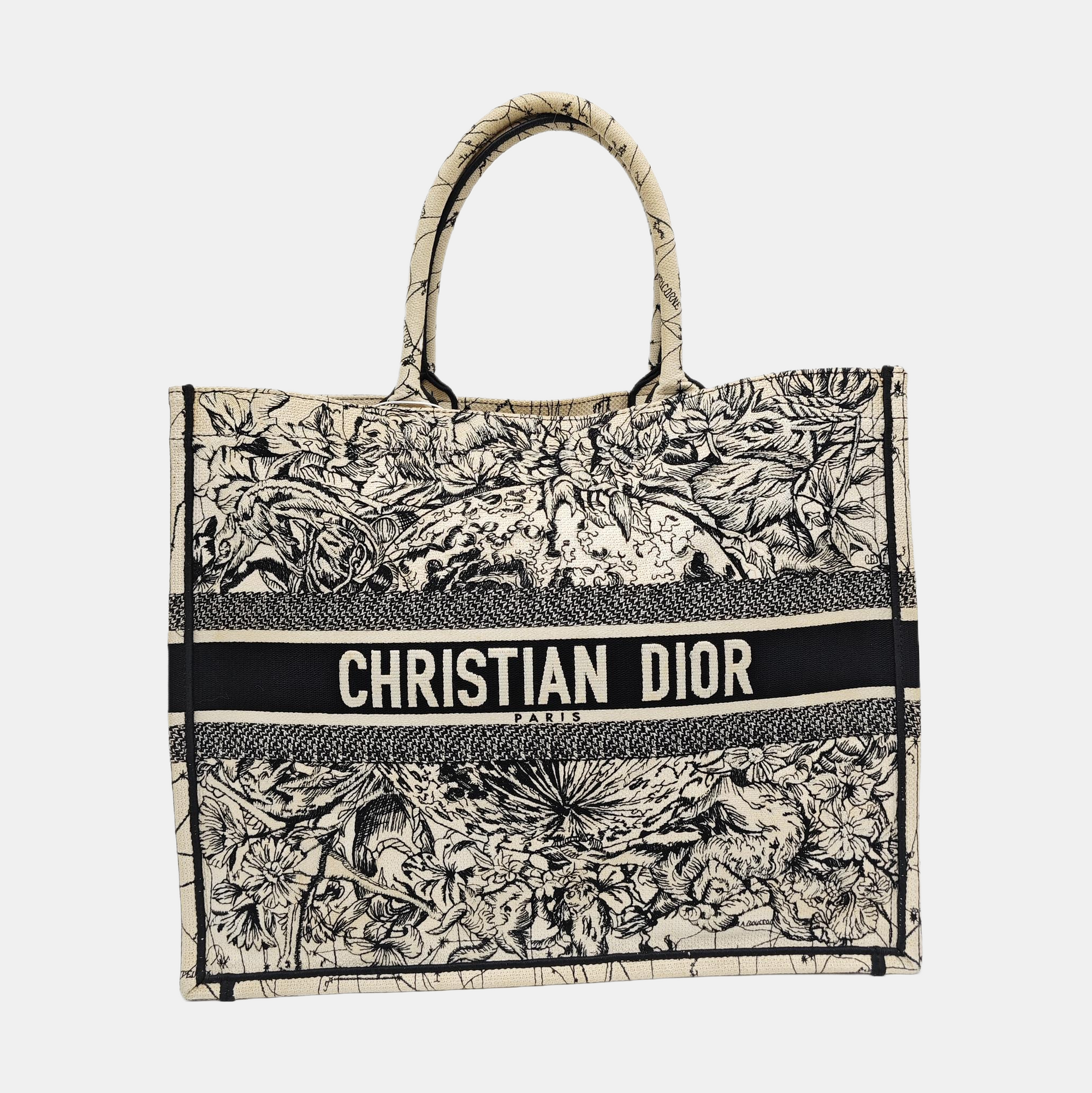 Book Tote Large Fabric Multicolor