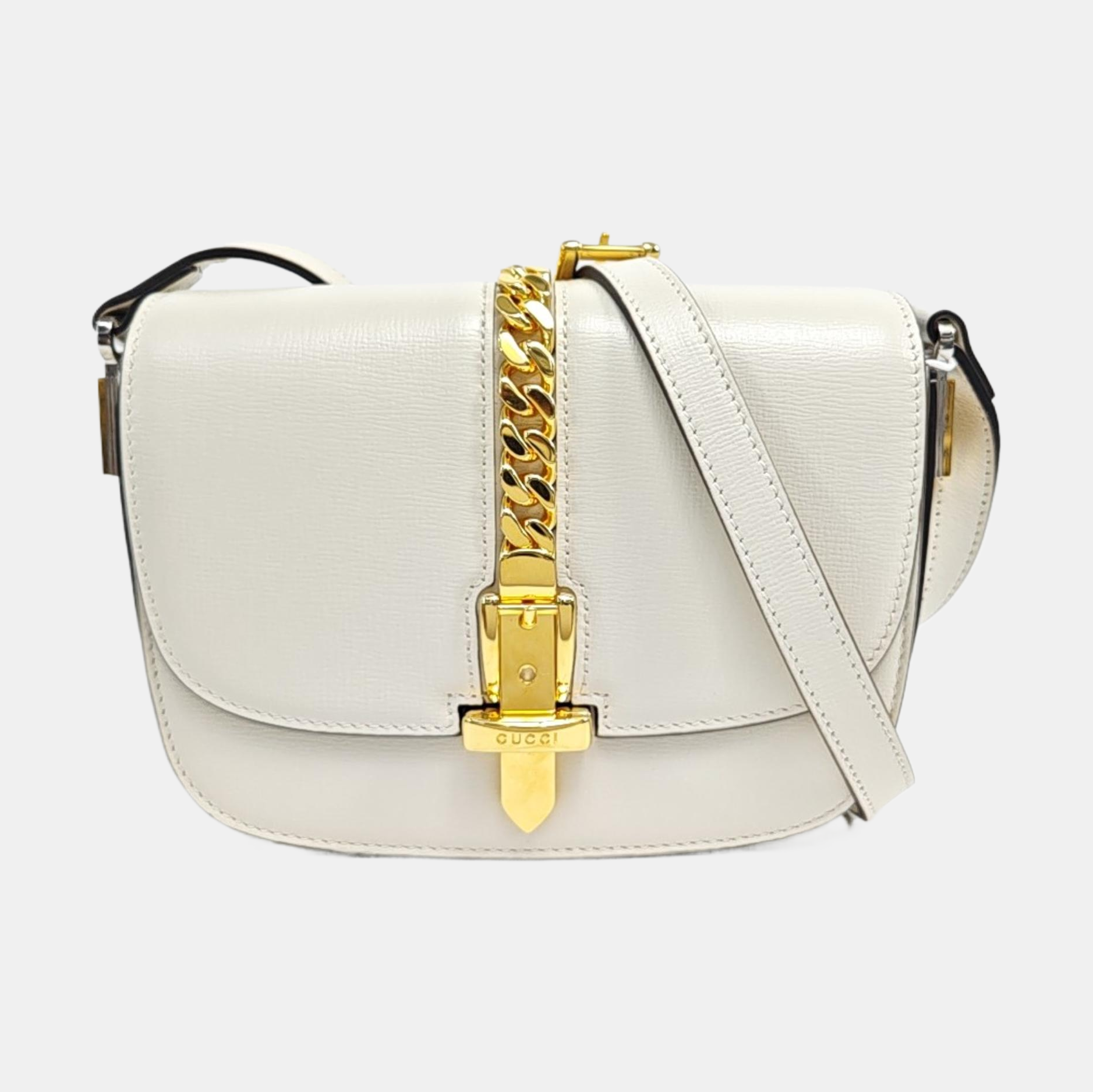 Sylvie 1969 Mini Calfskin White