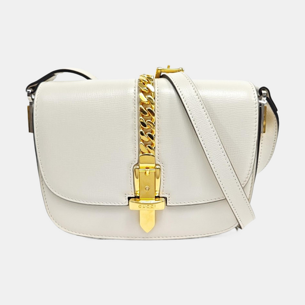 Sylvie 1969 Mini Calfskin White