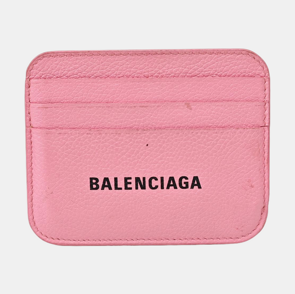 Cash Calfskin Pink Card Holder