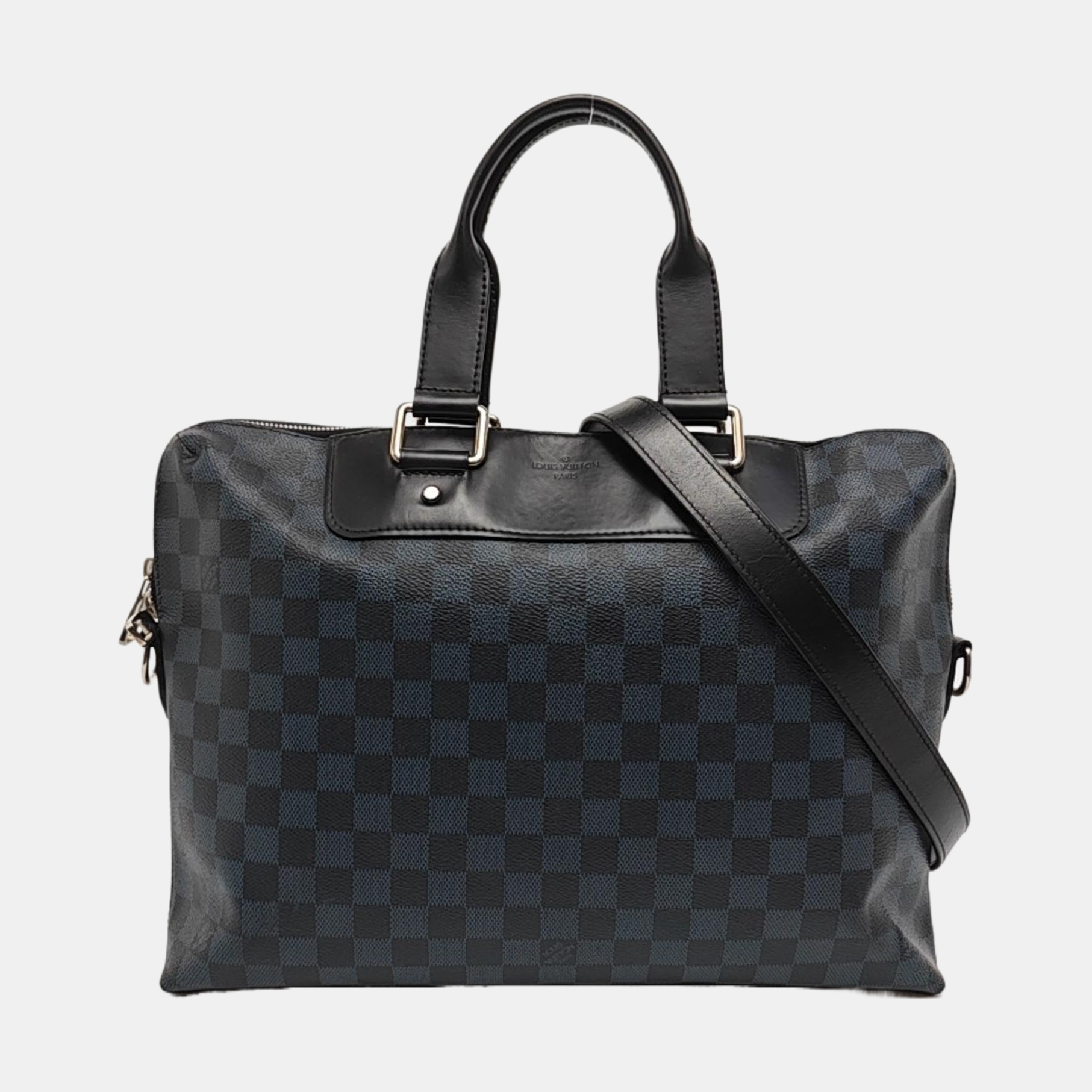 PORTE-DOCUMENTS Damier Coated Canvas Blue