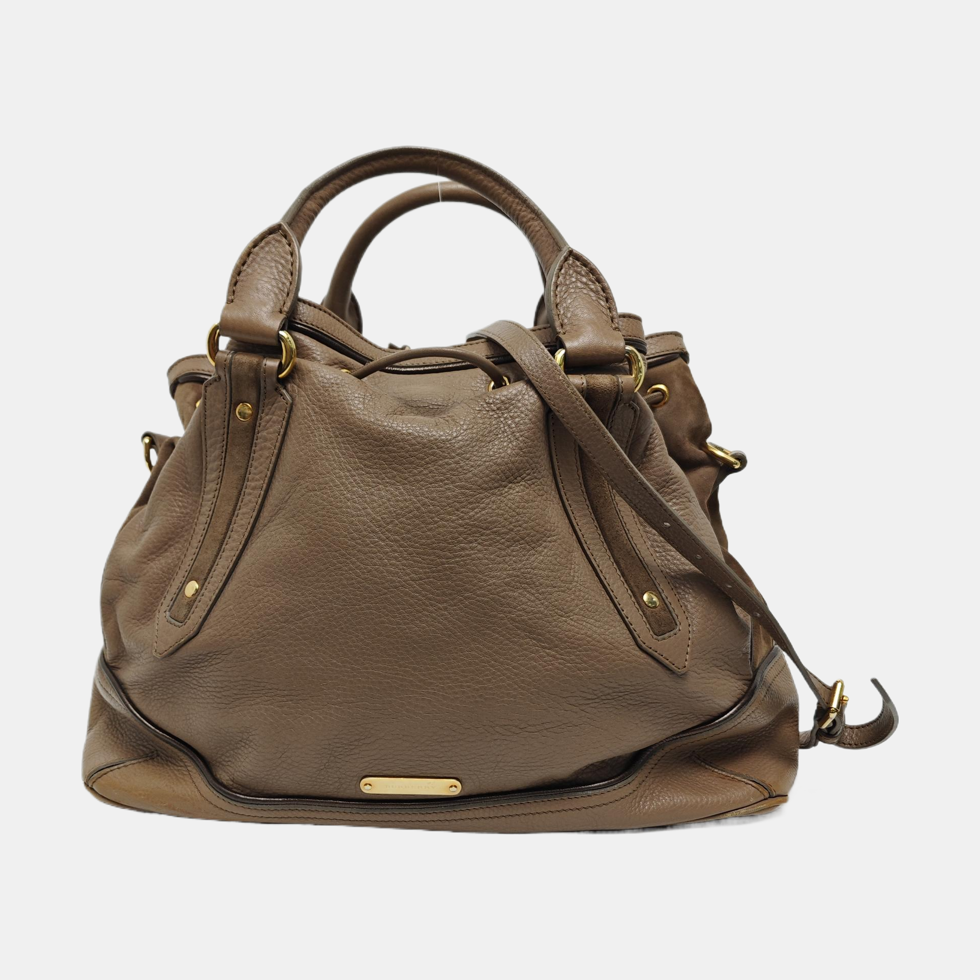 Calfskin Shoulder Bag Brown