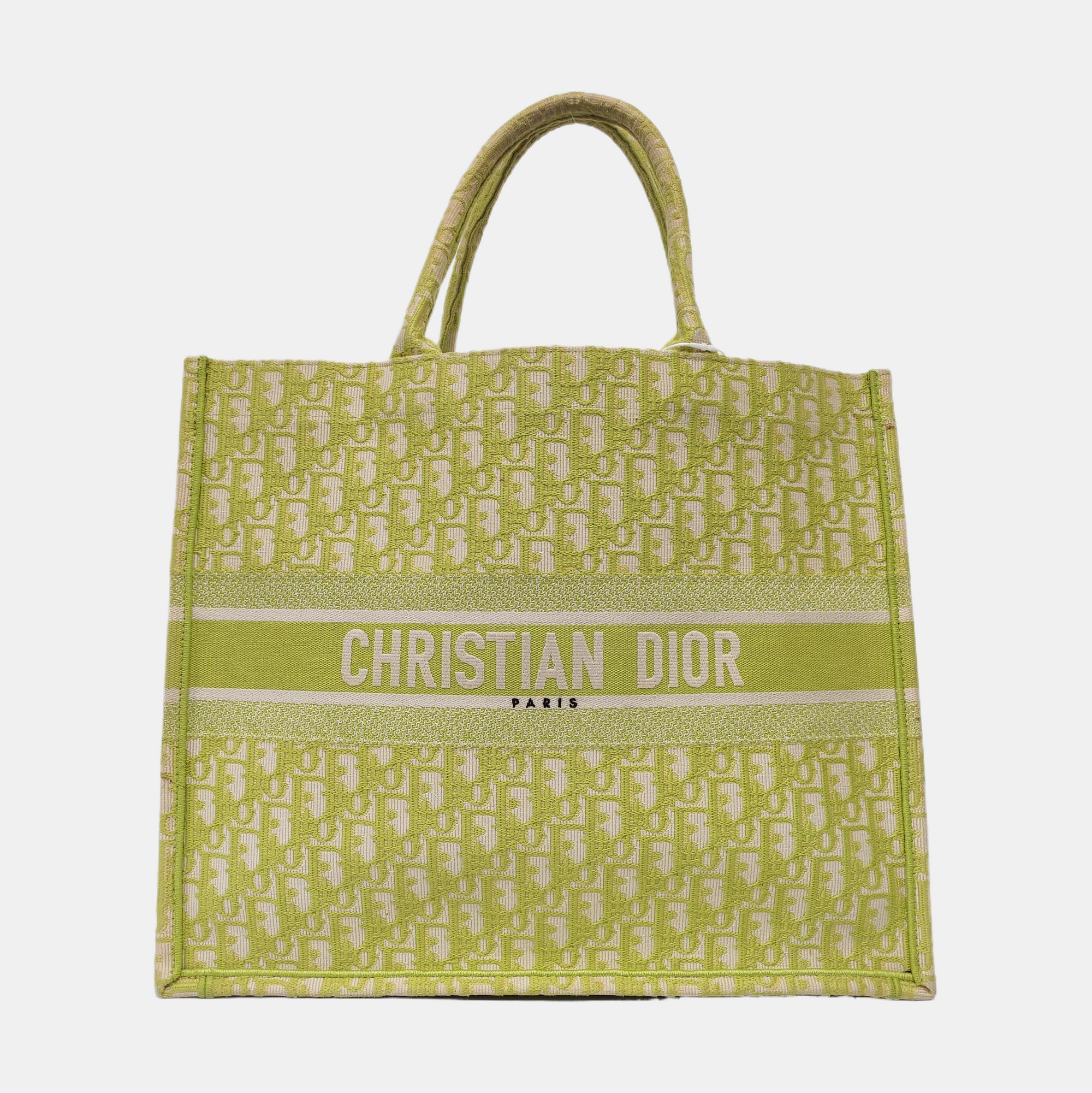 Book Tote Large Fabric Green