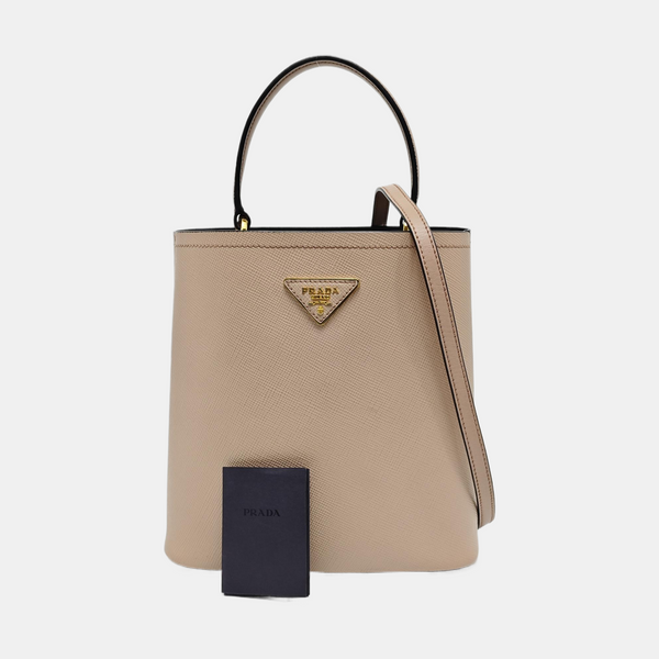 Panier Saffiano Calfskin Beige