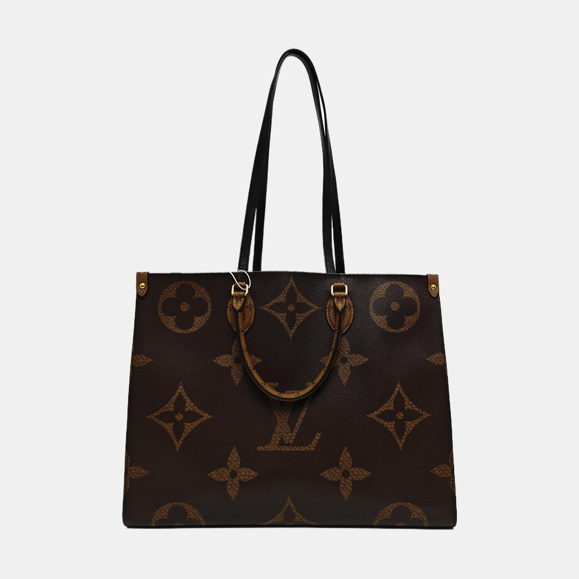 ONTHEGO GM Monogram Coated Canvas Brown