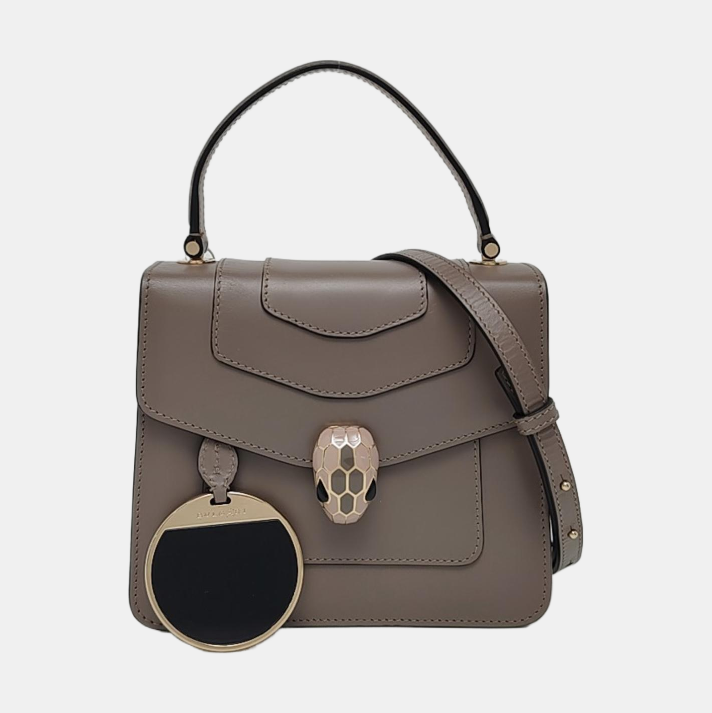 SERPENTI FOREVER Small Calfskin Gray