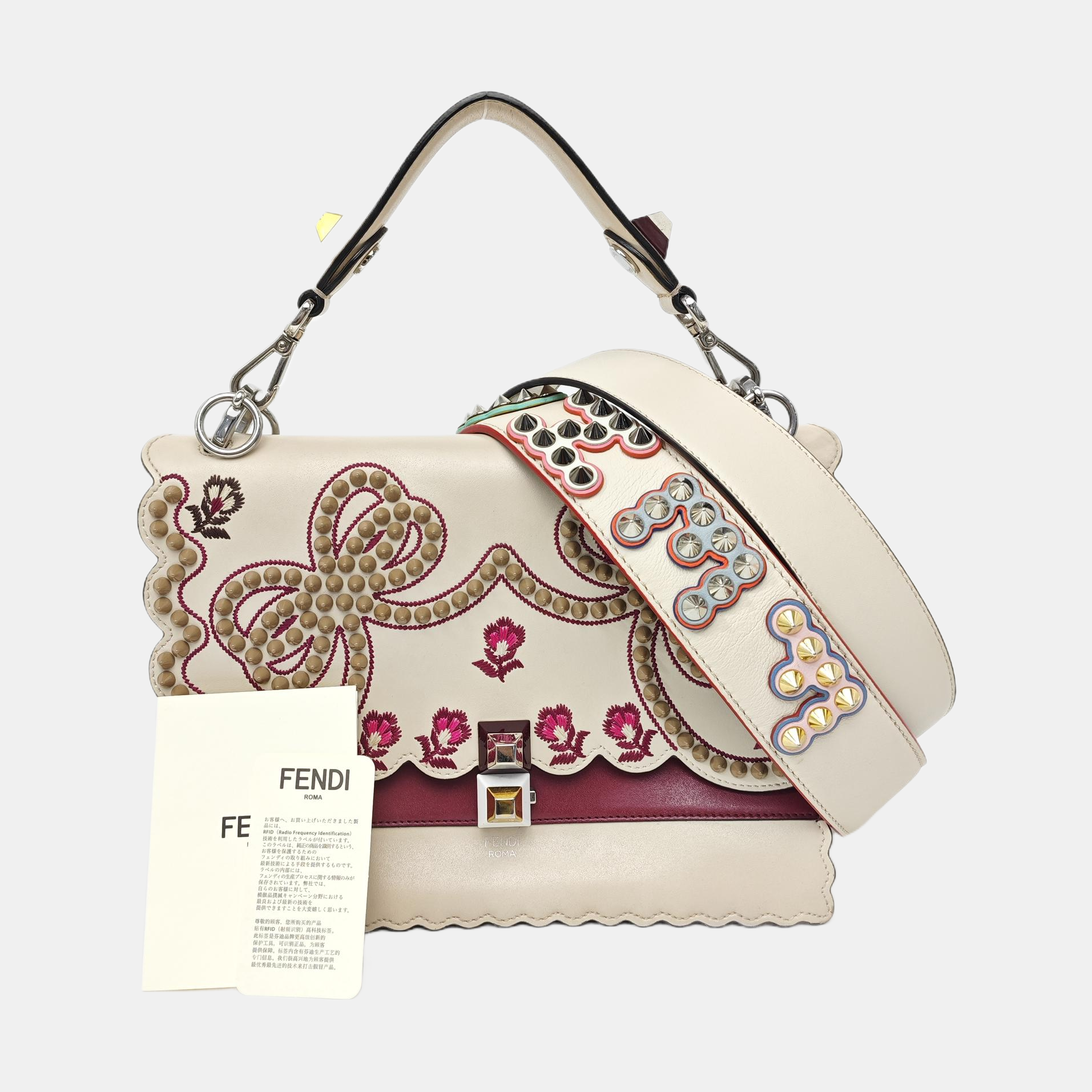Kan I Medium Calfskin White