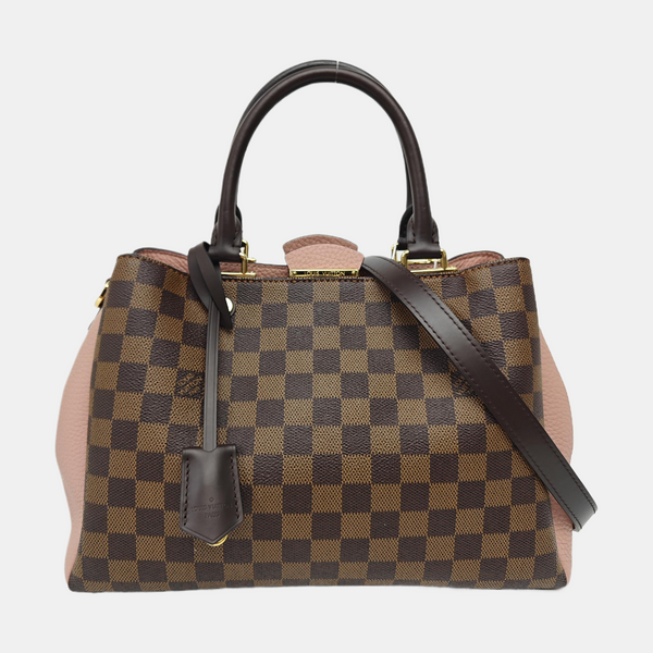 BRITTANY BB Damier Ebene Coated Canvas Brown